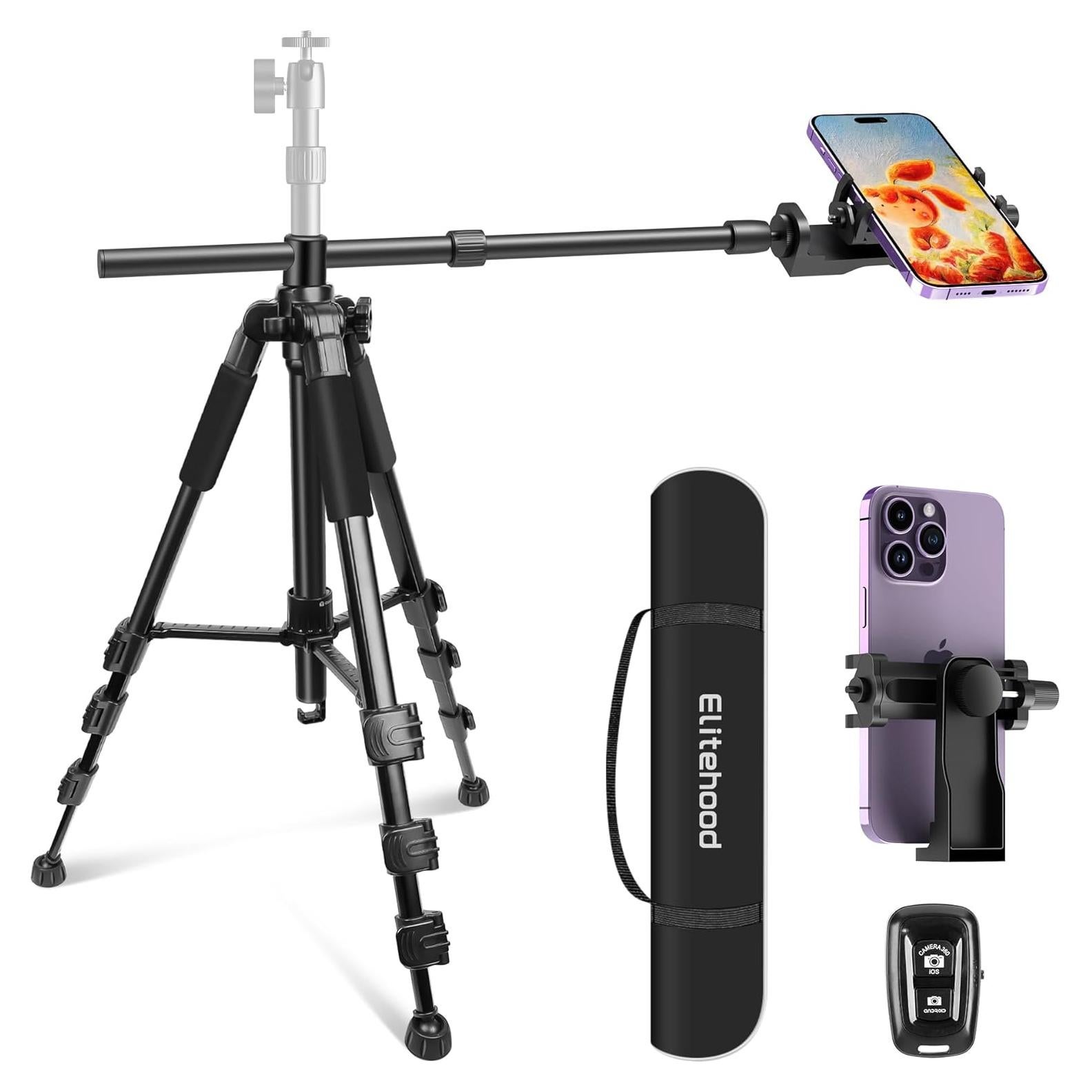 Trípode Sobrehélice Elitehood para iPhone - Aluminio 63.5cm