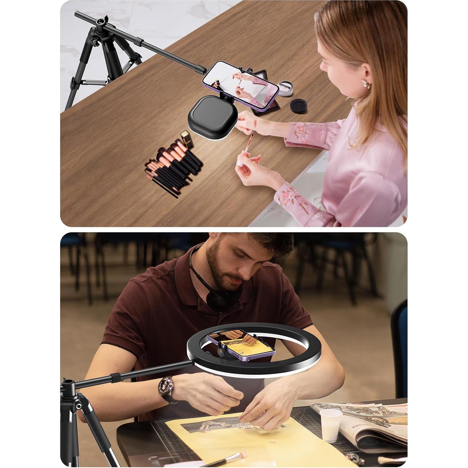 Trípode Sobrehélice Elitehood para iPhone - Aluminio 63.5cm