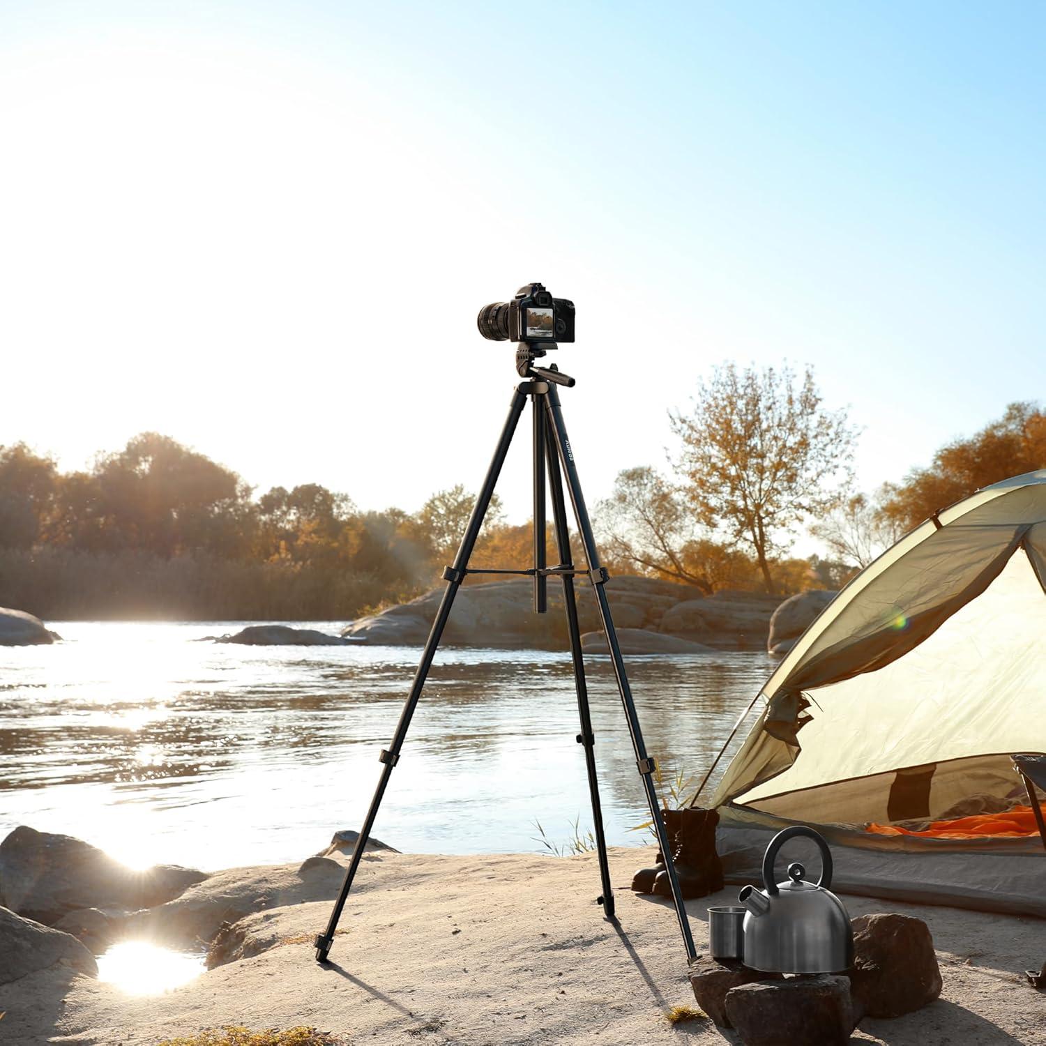 Trípode ligero Auleda VT-831S 152.4 cm para cámaras DSLR