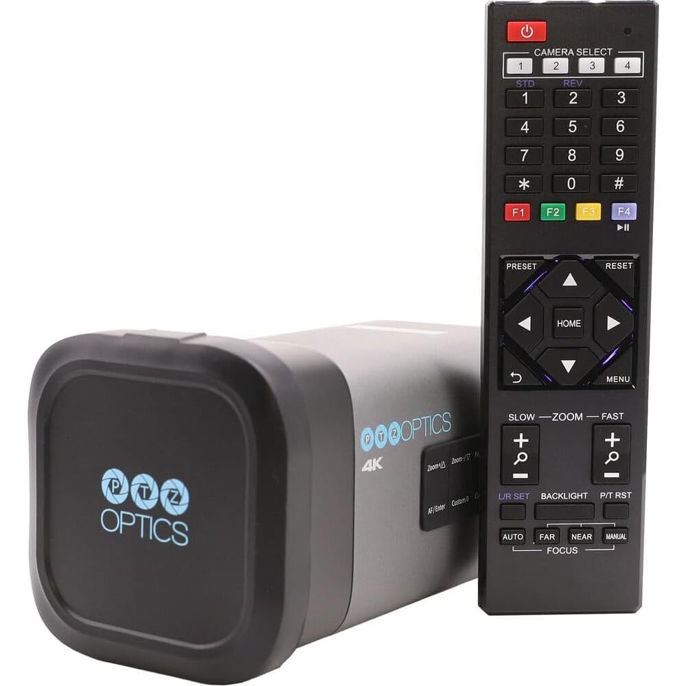 Cámara PTZOptics Studio 4K Gris Zoom Óptico 12x Streaming