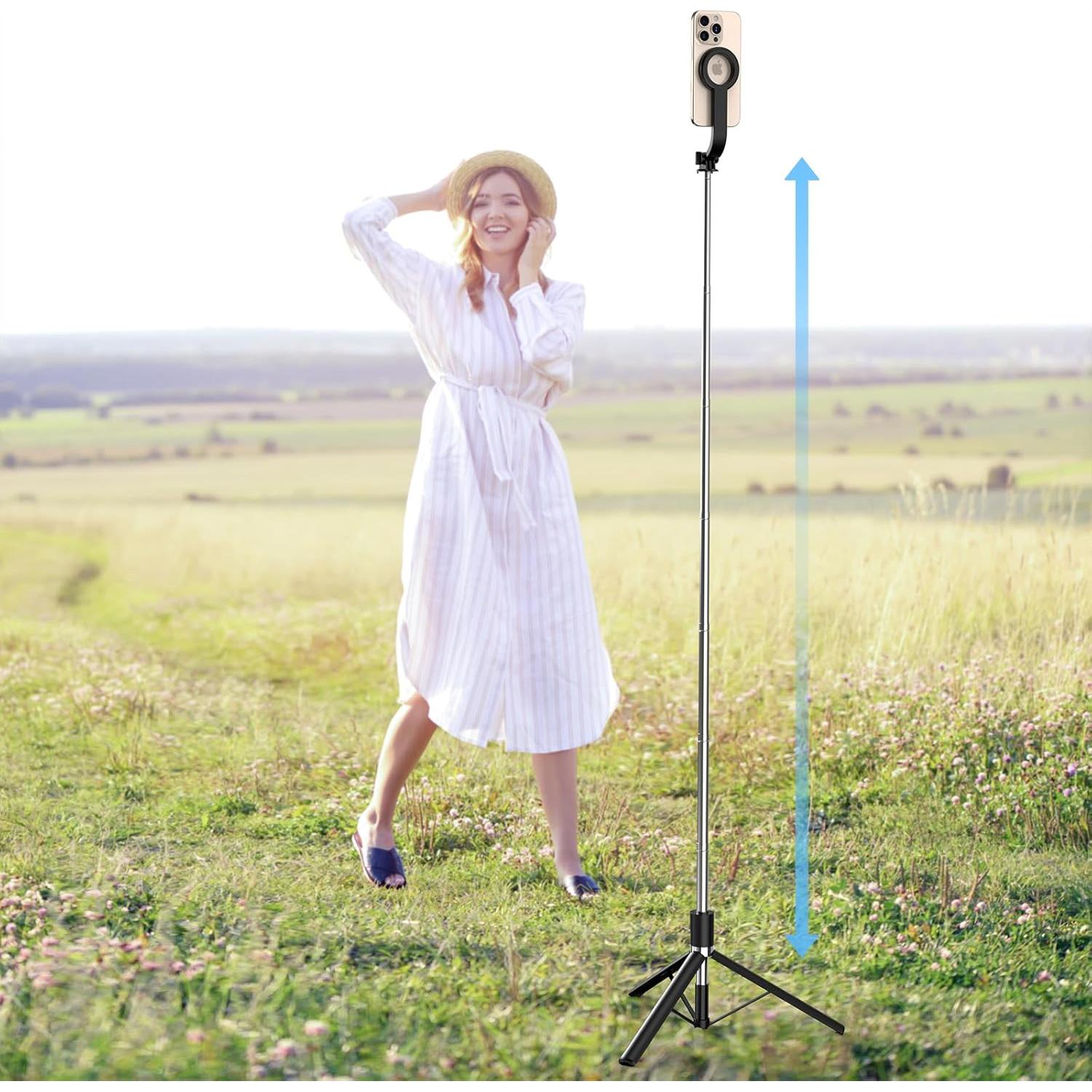 Trípode de Selfie Magnético E-Tree para iPhone MagSafe 170 cm