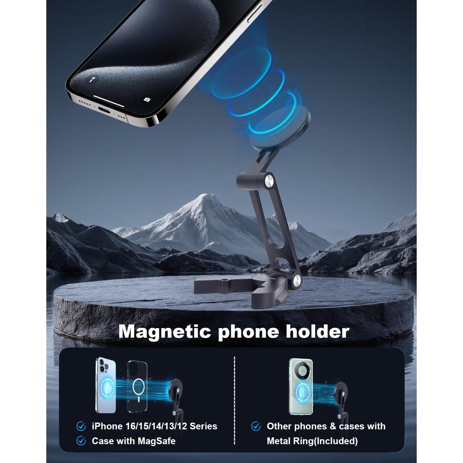 Soporte Magnético Plegable Came-TV 814001 para iPhone 16/15/14