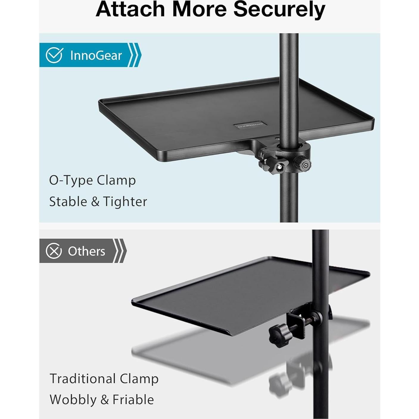 Bandeja Soporte Micrófono InnoGear Ajustable 26.9x20.6cm