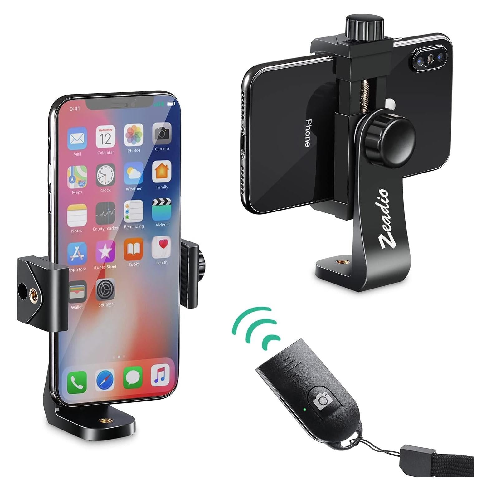 Soporte de trípode Zeadio DV-HDE-H3 para smartphone con control remoto