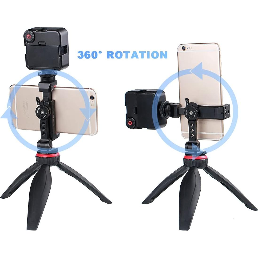 Soporte de trípode de metal ARNARKOK para teléfono celular