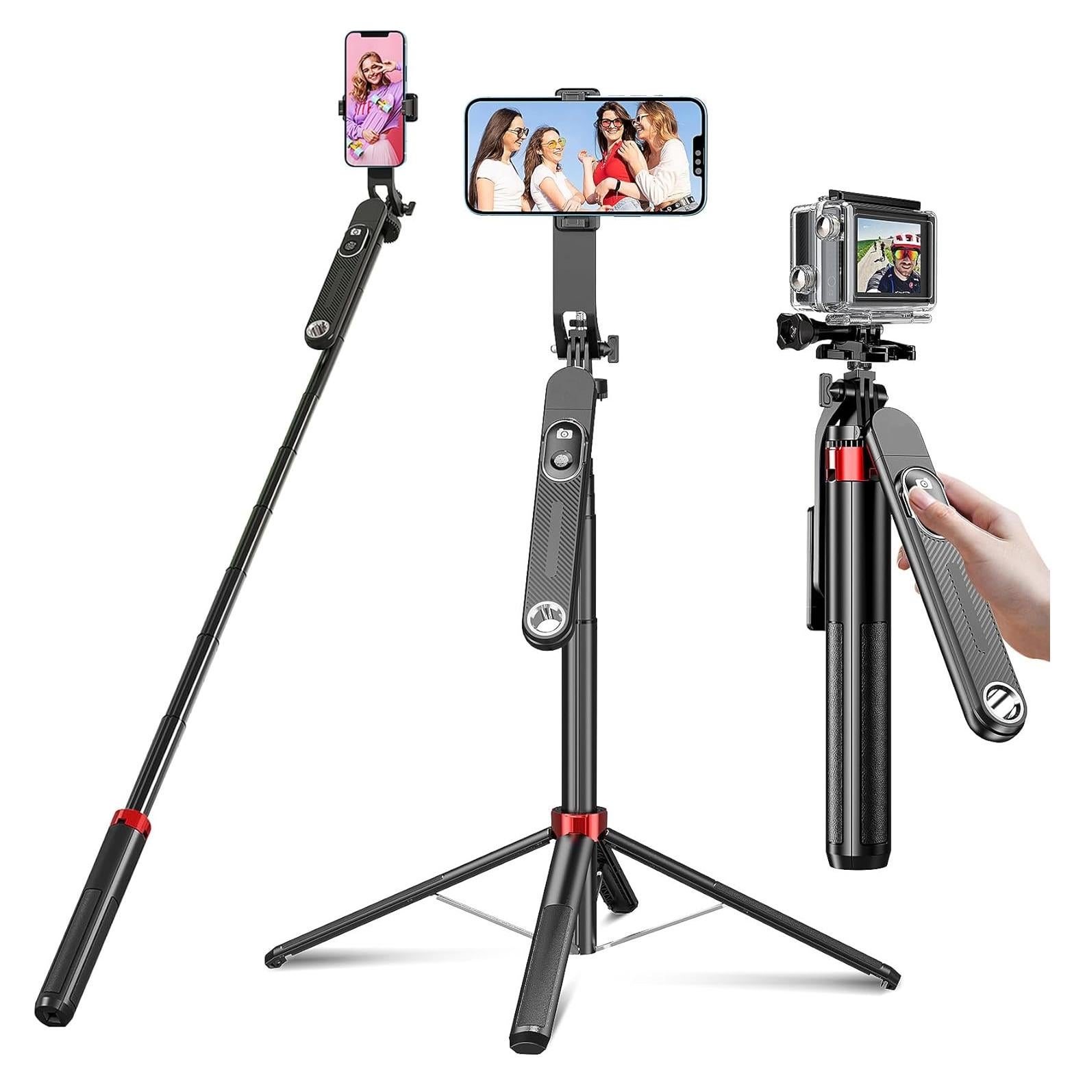 Palo de Selfie Trípode Huryfox 180cm con Control Remoto