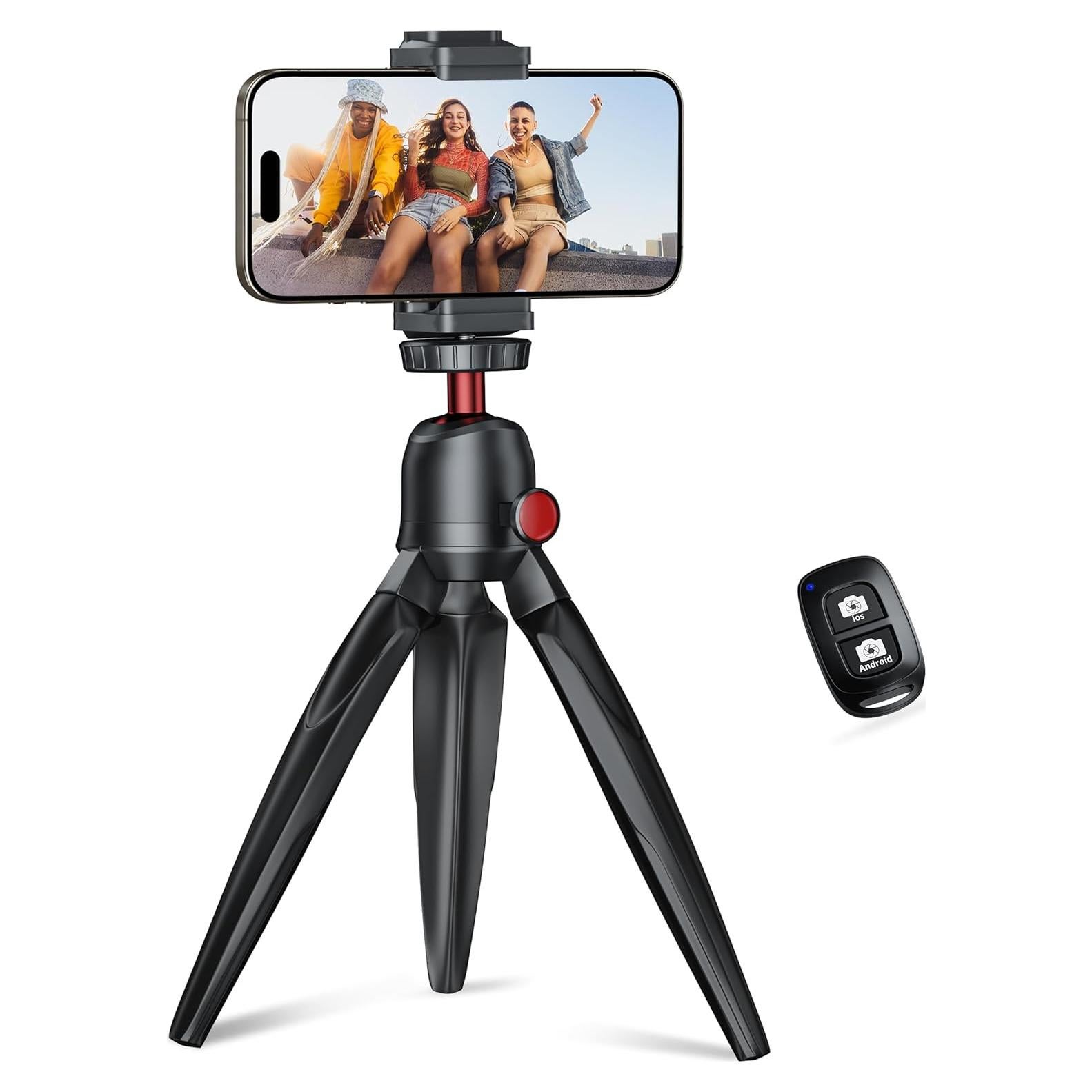 Trípode Mini Inalámbrico Fuloview RS-21 para Teléfonos y Cámaras