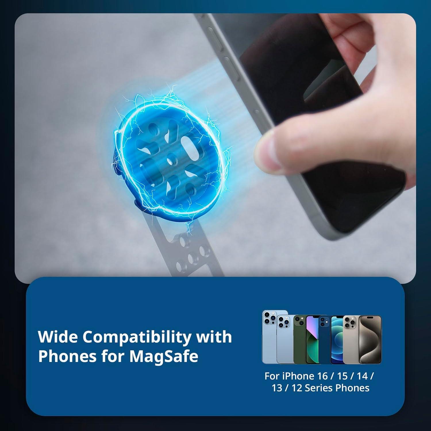 Placa de Montaje Magnética SmallRig para iPhone con Soporte Frío