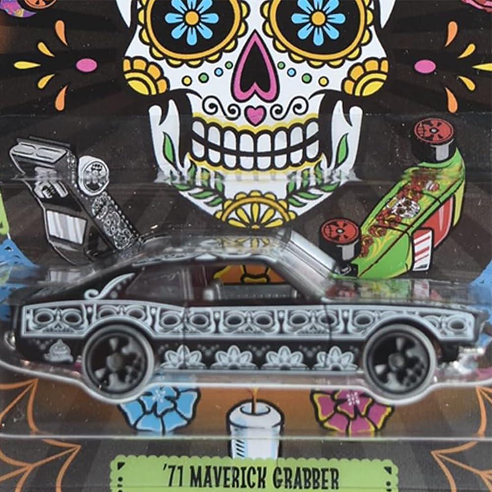 Hot Wheels Coche a Escala 1:64 '71 Maverick Grabber Halloween