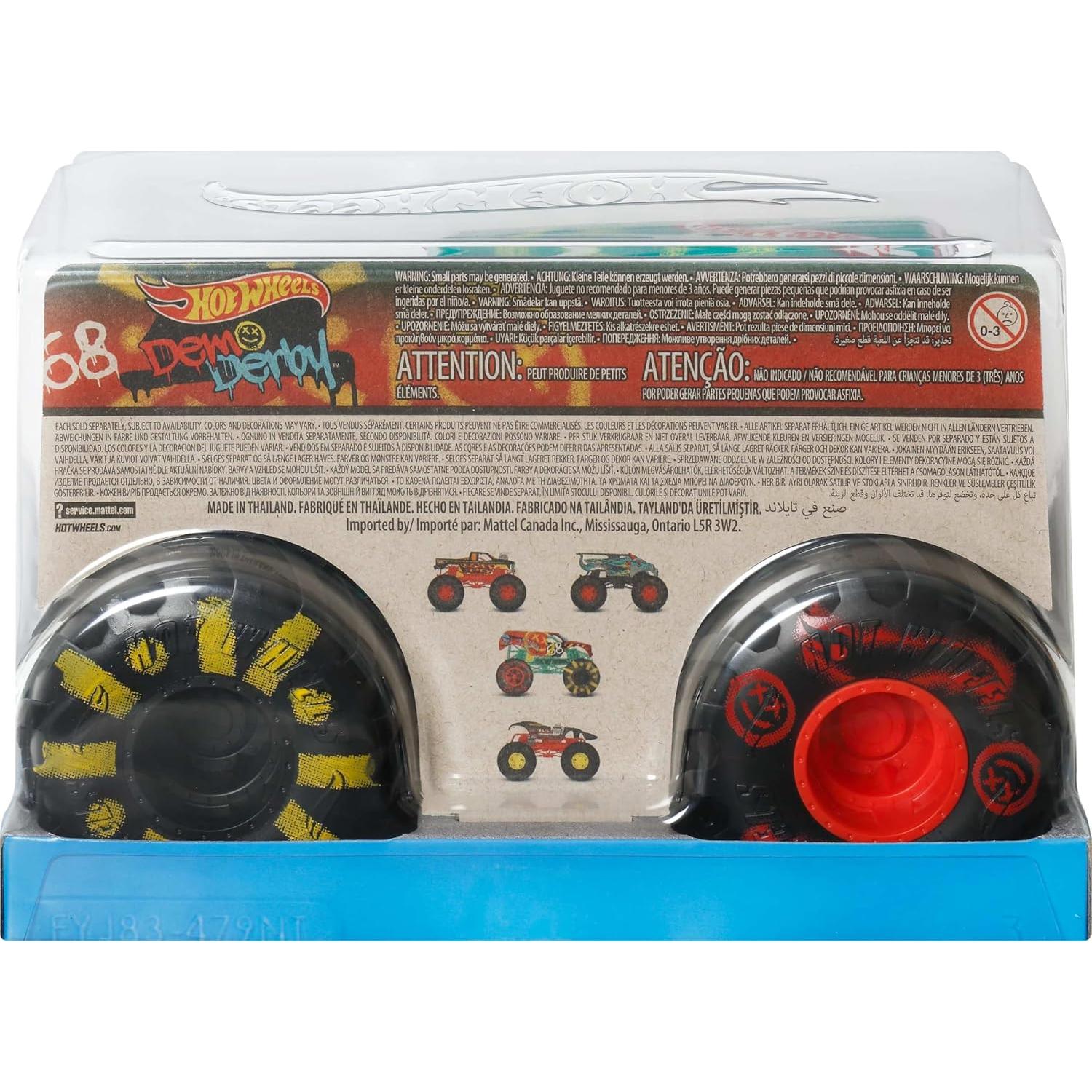 Camión Monstruo Hot Wheels JDR01 Metal Fundido 1:24