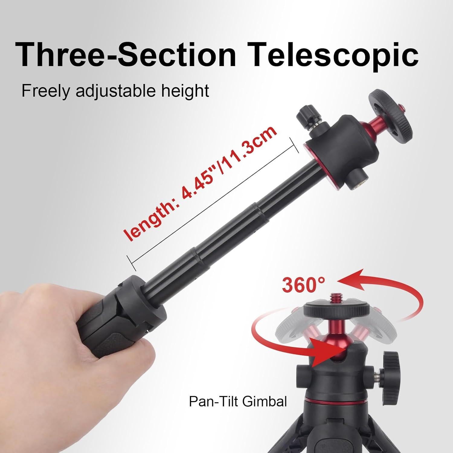 Mini Trípode Extensible Mechrig SY028 para Selfie y Vlogging