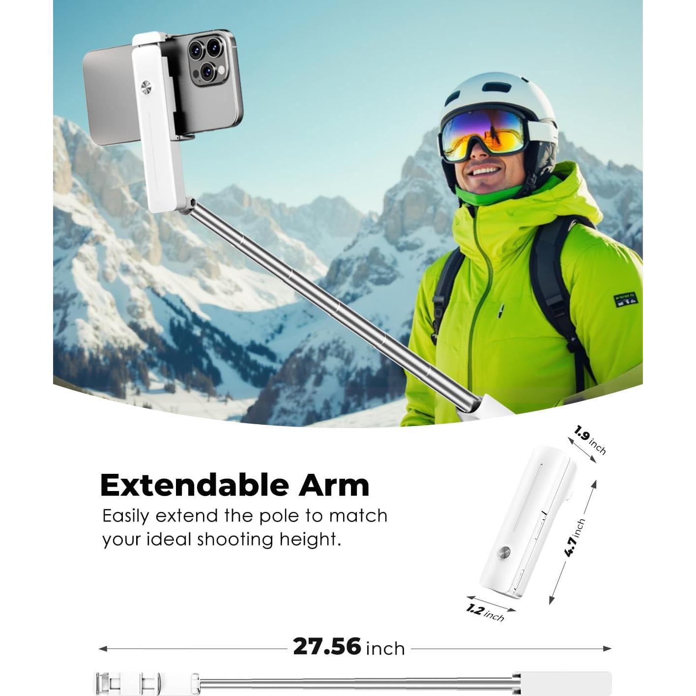 Soporte para Selfie Viozon I6 Extensible 70cm Inalámbrico