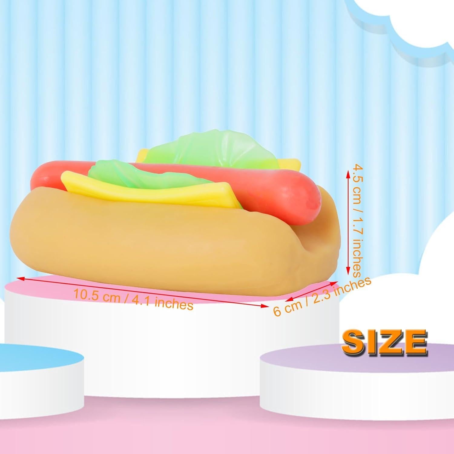 Juguete Squishy Hot Dog Funnysquee Desmontable 7,6 cm