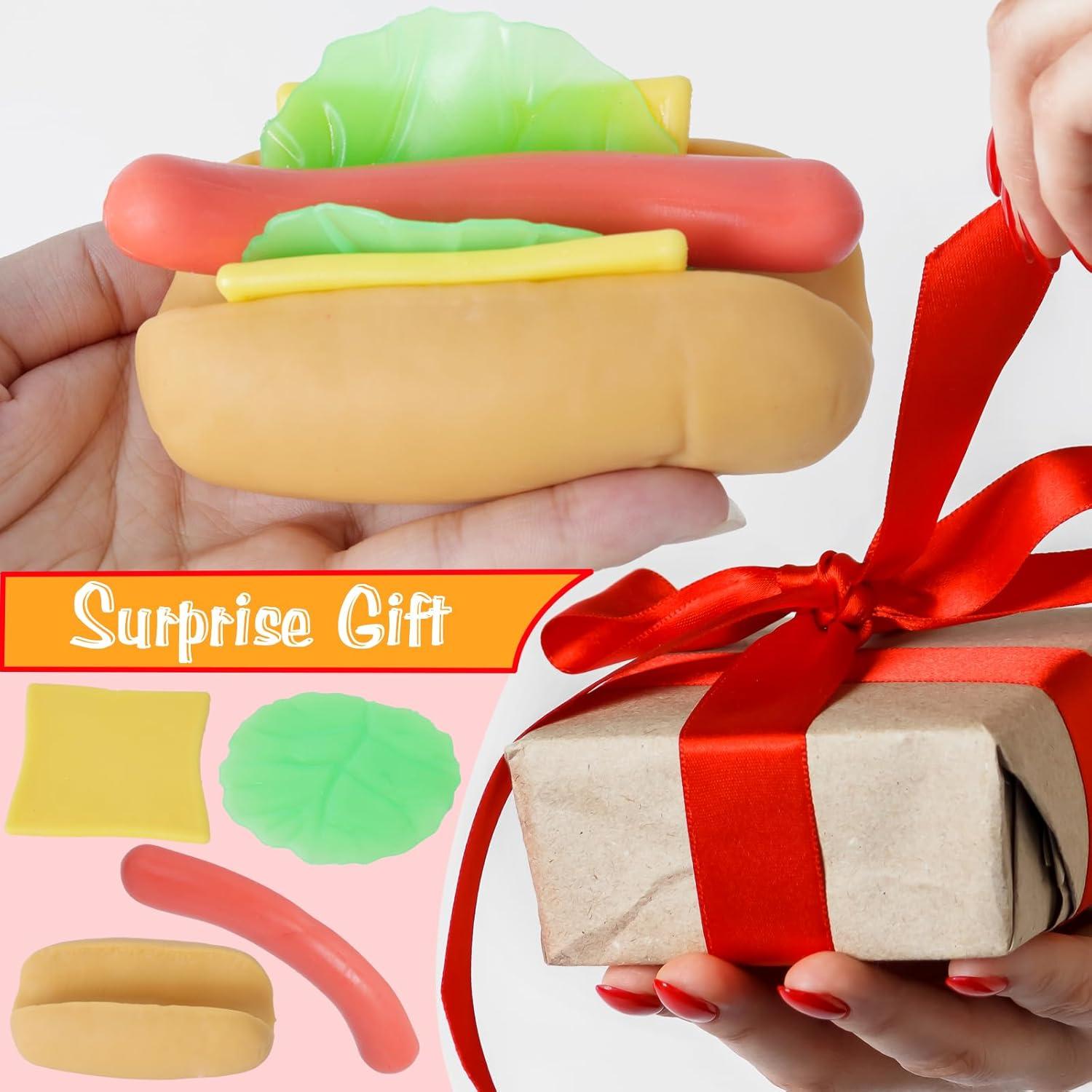 Juguete Squishy Hot Dog Funnysquee Desmontable 7,6 cm
