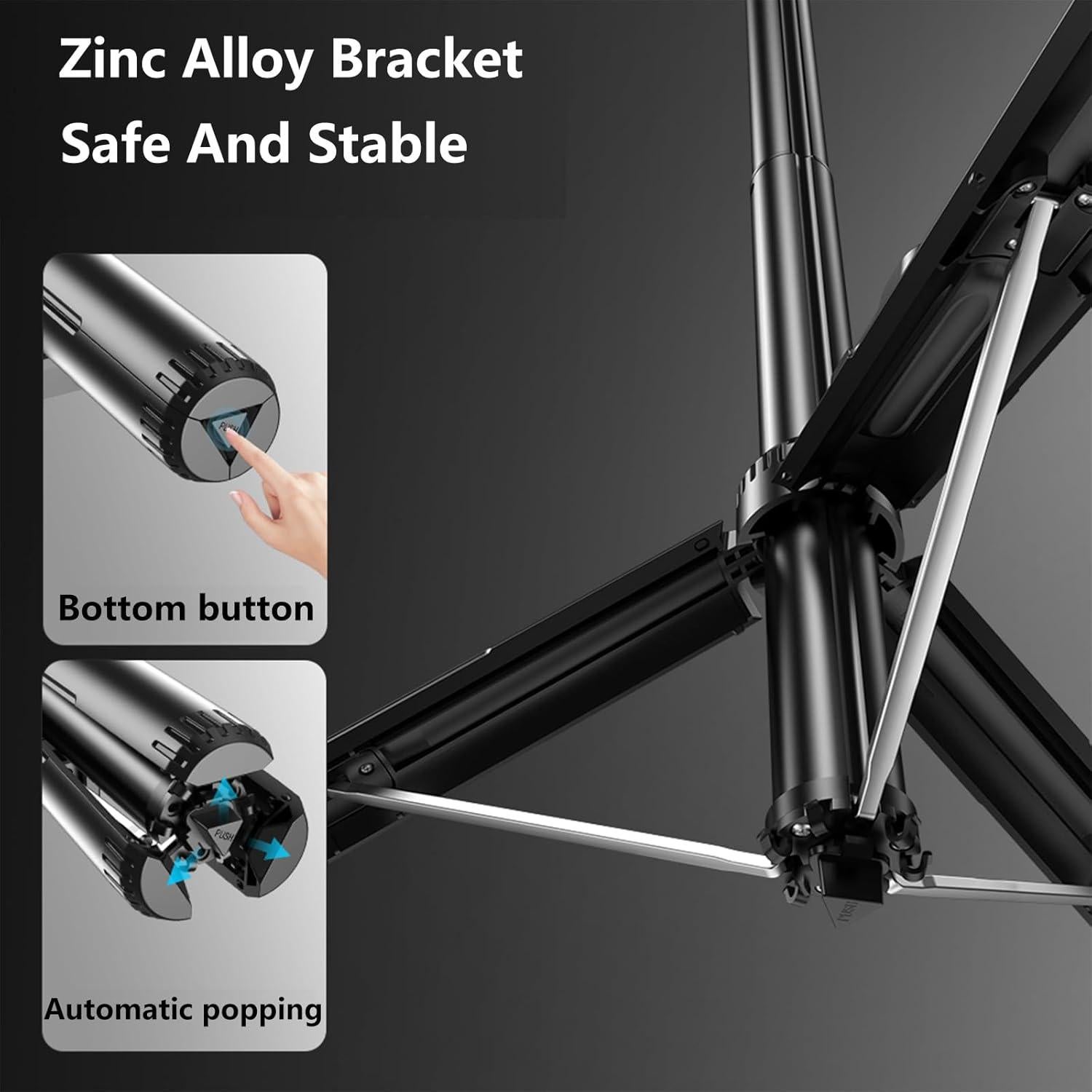 Trípode de Selfie Magnético UNILLQSS 152 cm con Control Remoto