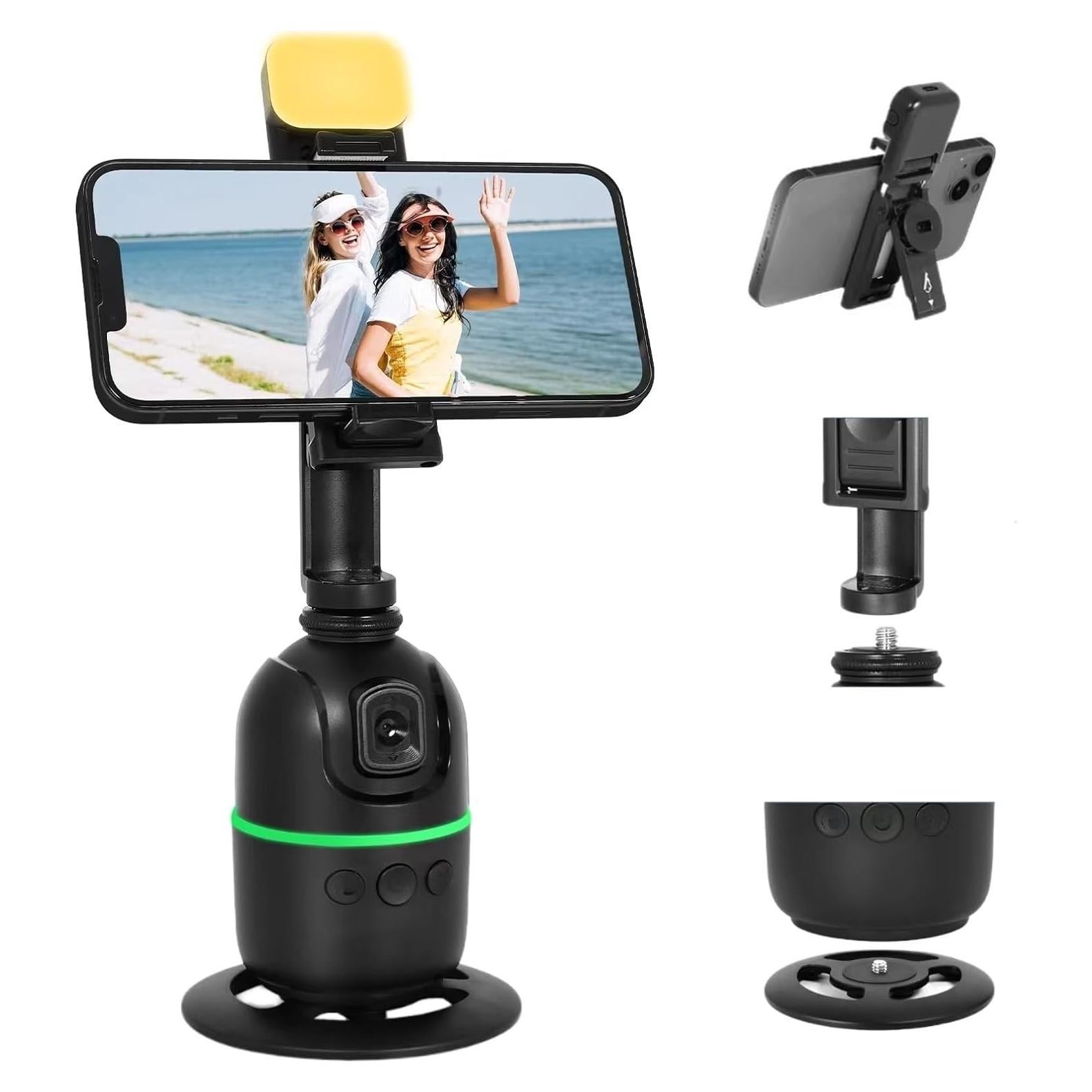 Trípode Automático KozyOne con Seguimiento Facial 360° y Luz