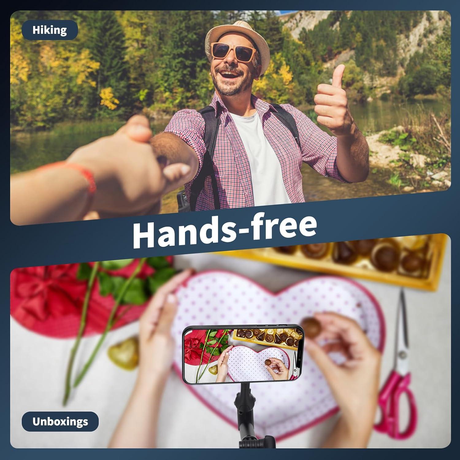 Soporte de Teléfono Magnético para Cuello Fadzhu 2024 - 360°