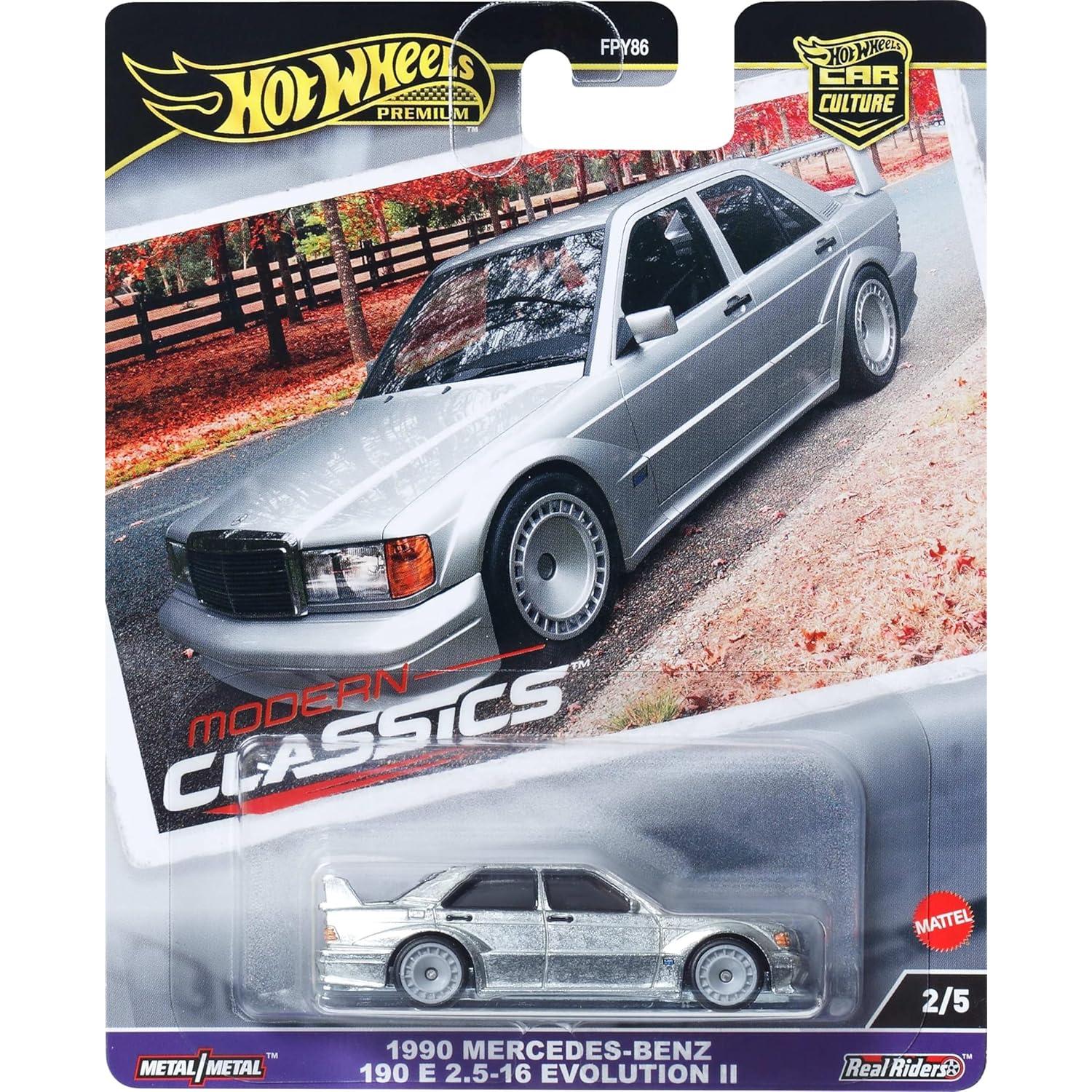 Hot Wheels Premium Coche Coleccionable Mercedes-Benz 190E 1:64