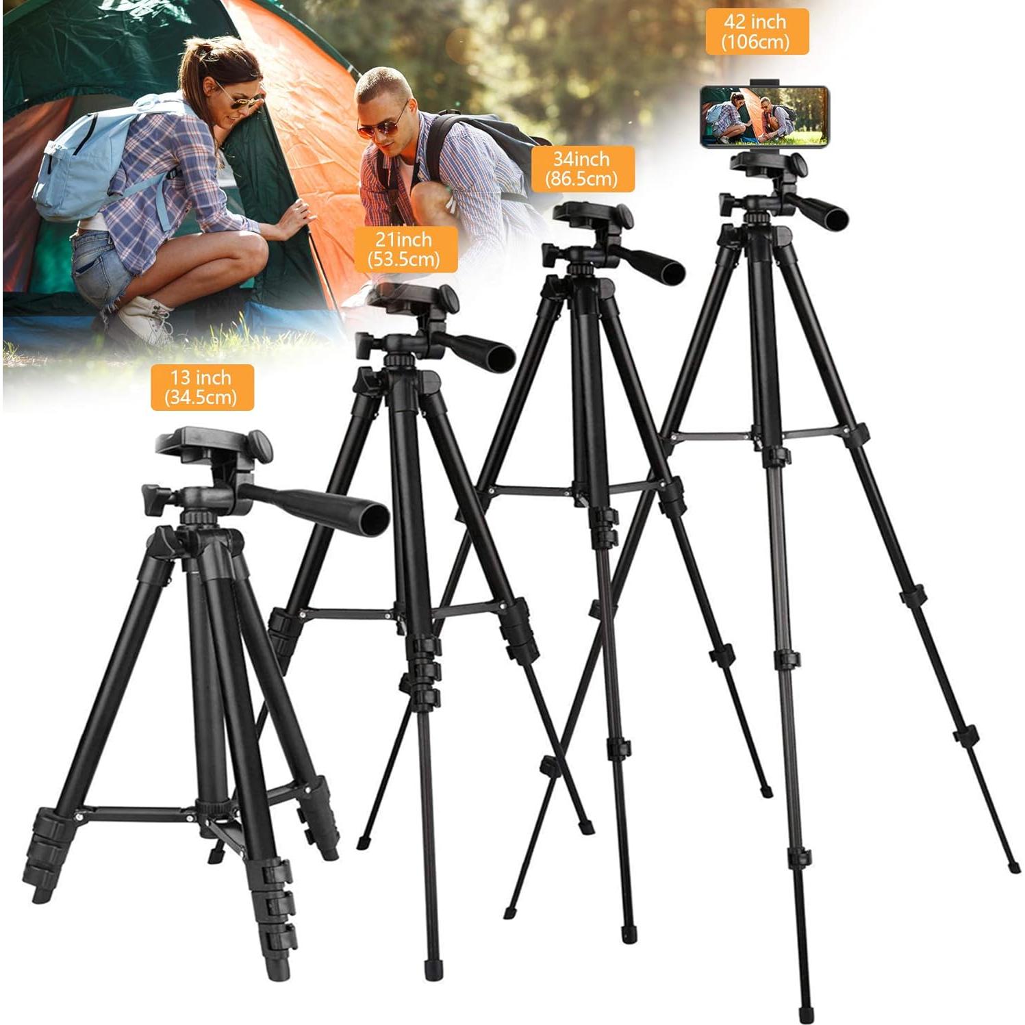 Trípode ajustable LINKCOOL para teléfono 42" - Negro