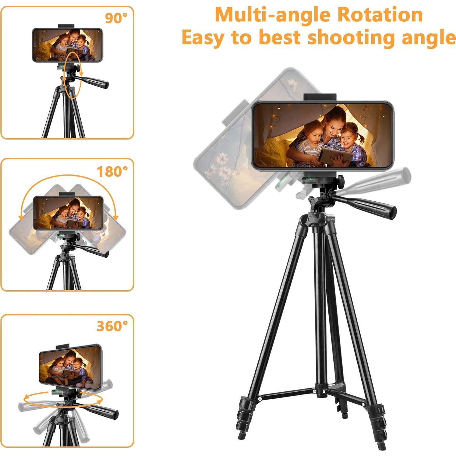 Trípode ajustable LINKCOOL para teléfono 42" - Negro