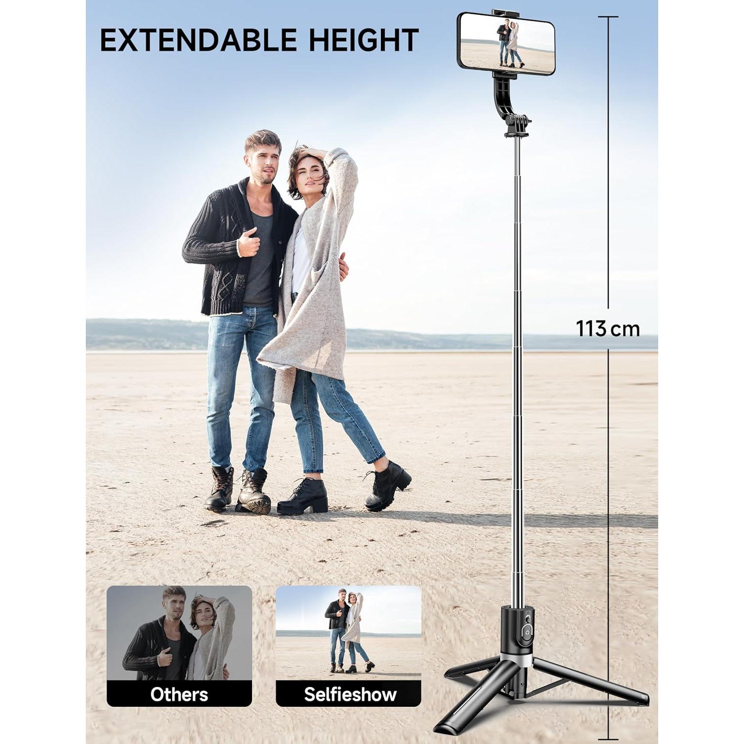 Trípode para Selfie SelfieShow L13D con 2 Luces LED Ajustables