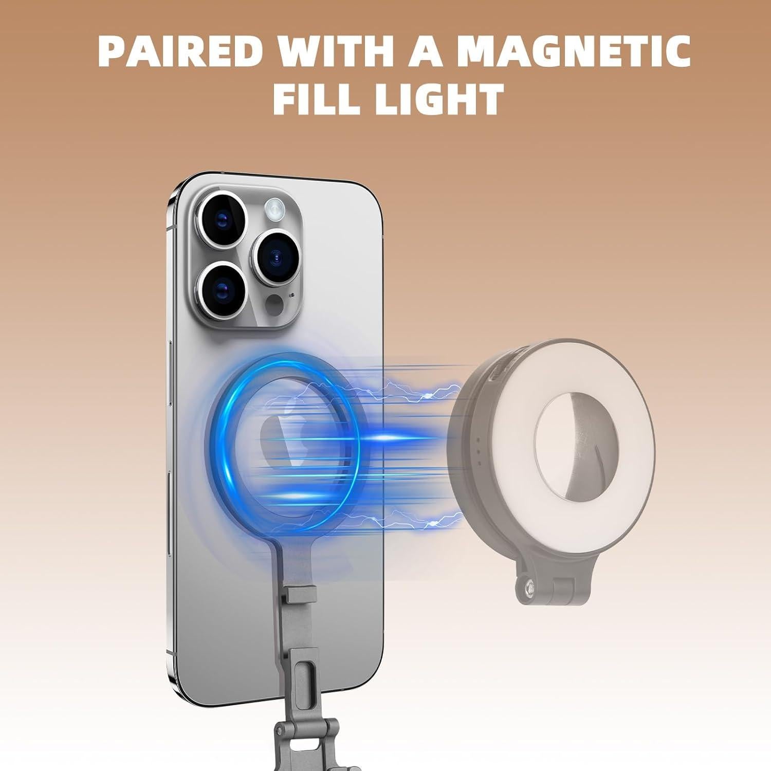 Trípode Magnético BRDRC para iPhone 16/15/14/13/12 Pro Max