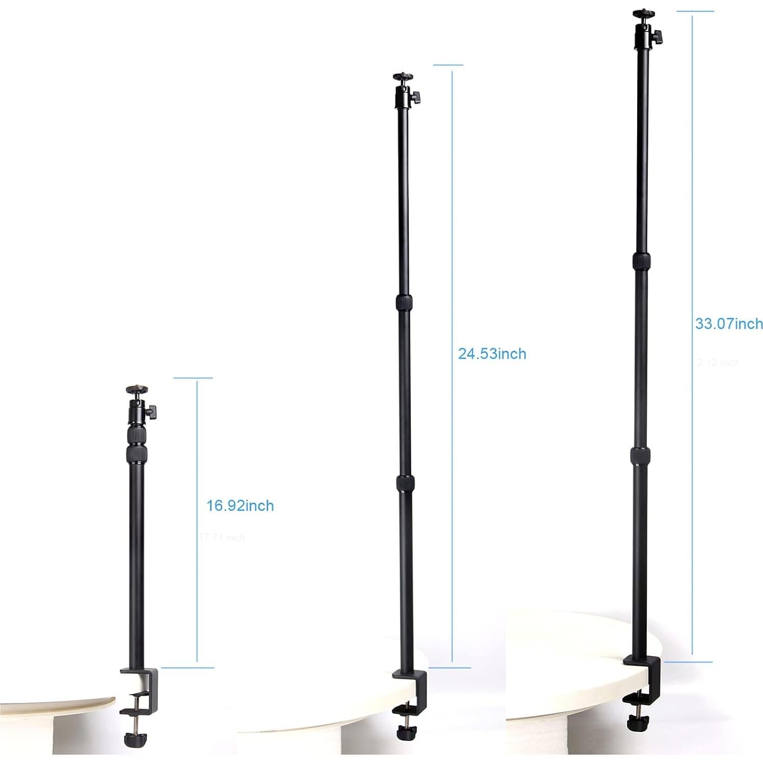 Soporte de cámara de escritorio Regetek ajustable 42-84 cm
