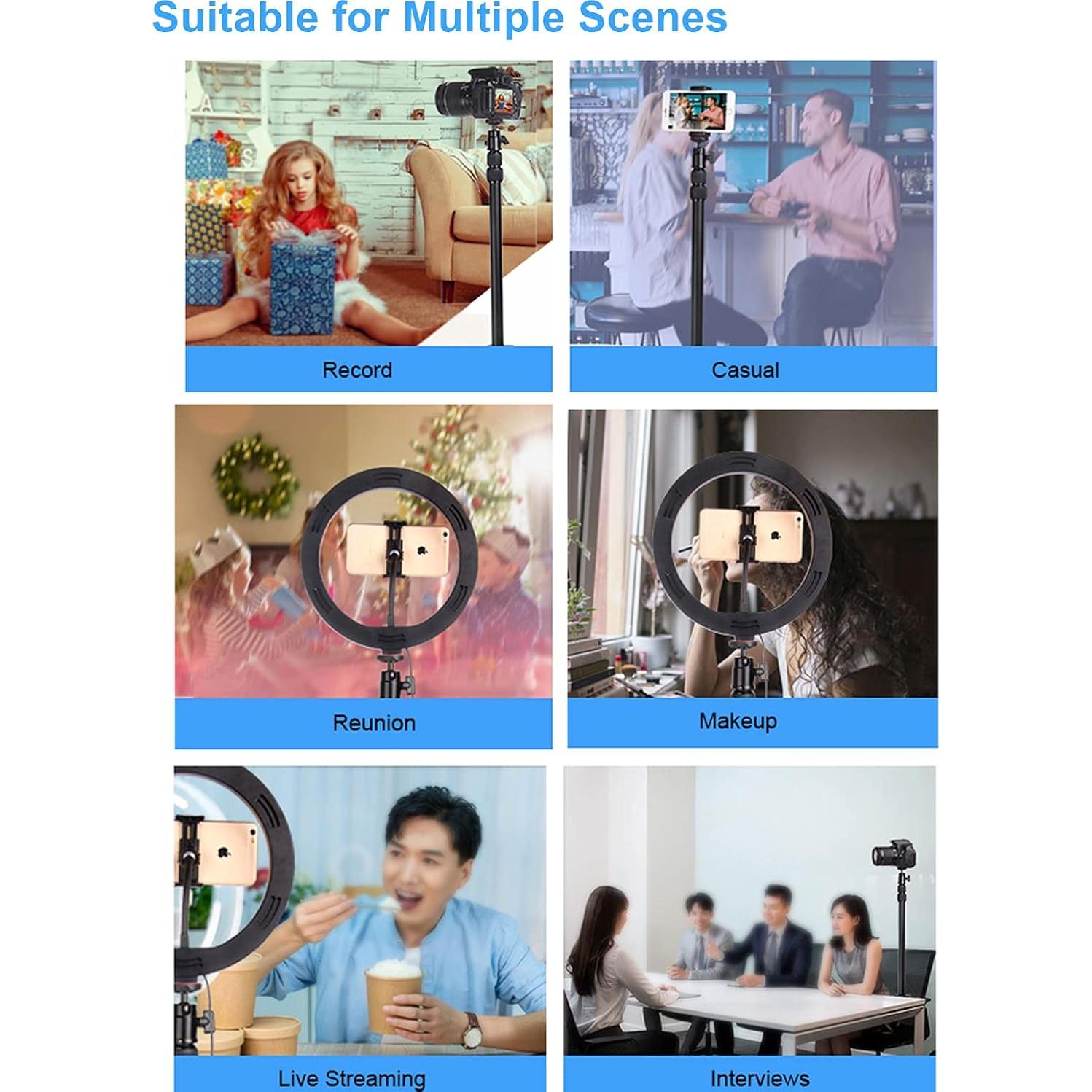 Soporte de cámara de escritorio Regetek ajustable 42-84 cm