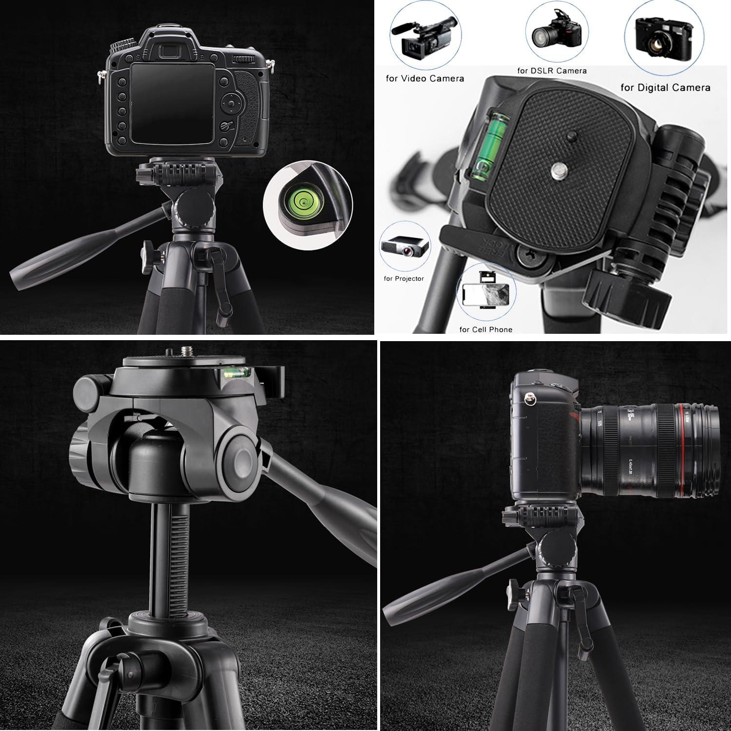 Trípode de Aluminio LJ 205.74 cm para Teléfono y Cámara