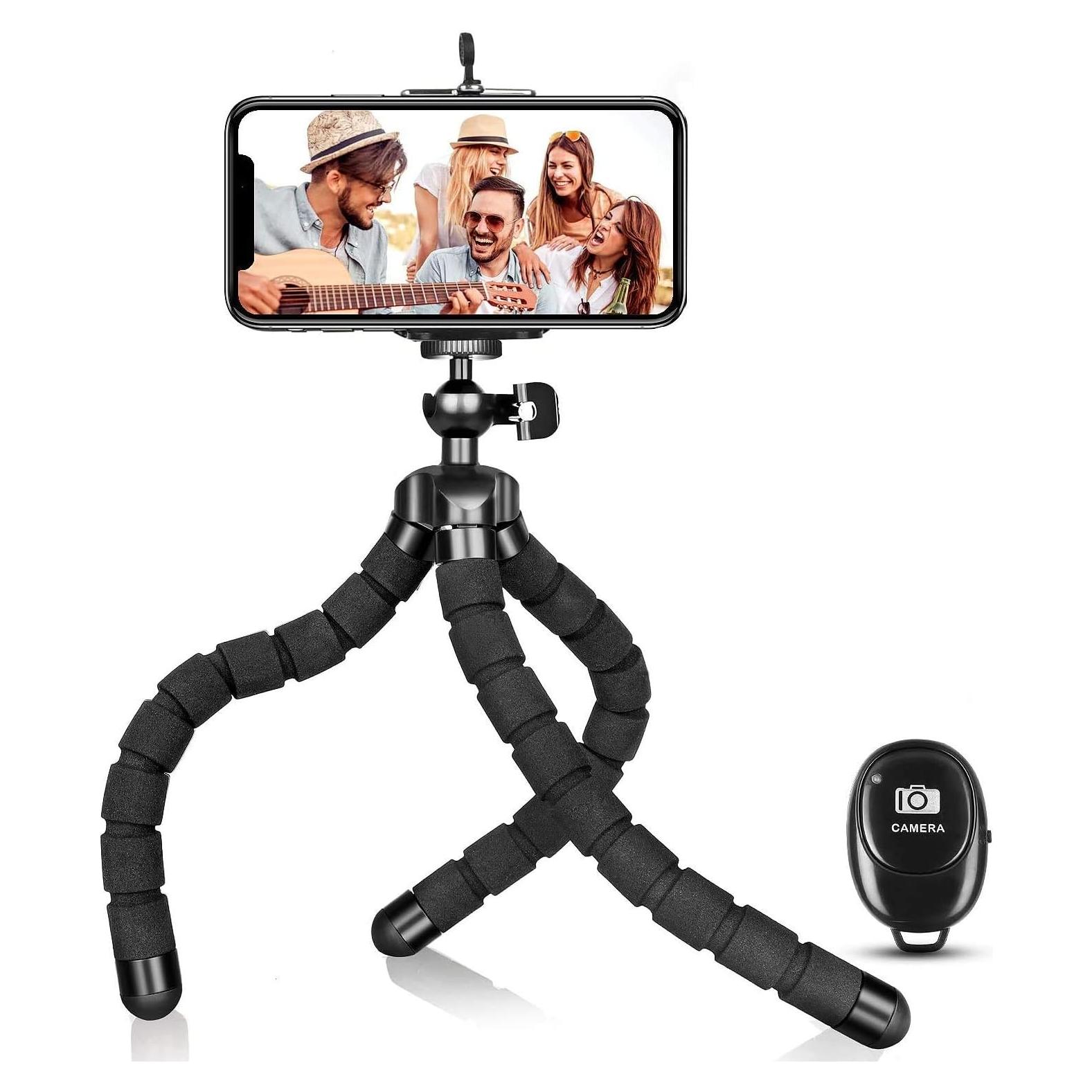 Trípode Flexible Pangshi para Teléfonos con Control Remoto