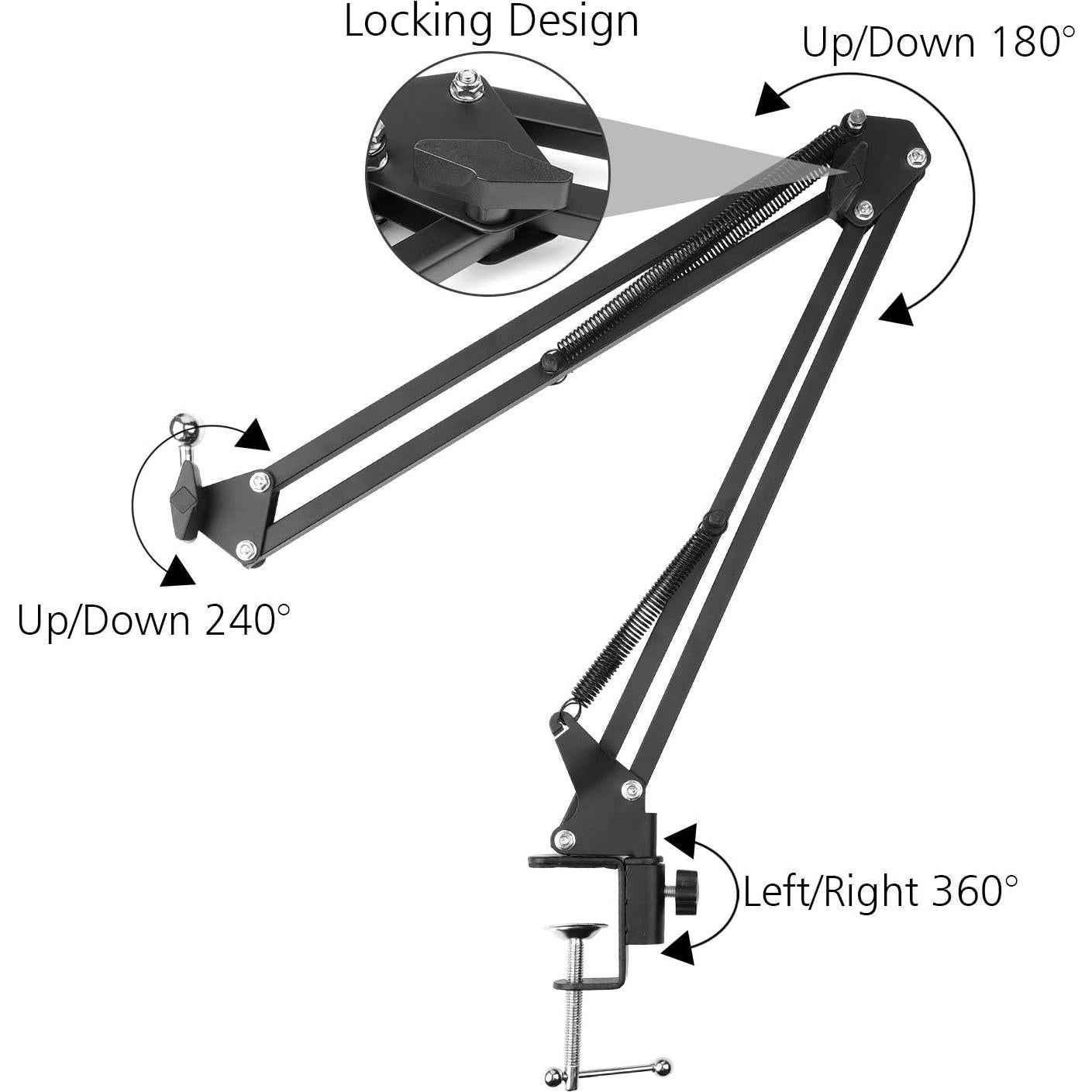 Soporte de Teléfono ChromLives con Brazo Articulado 360°