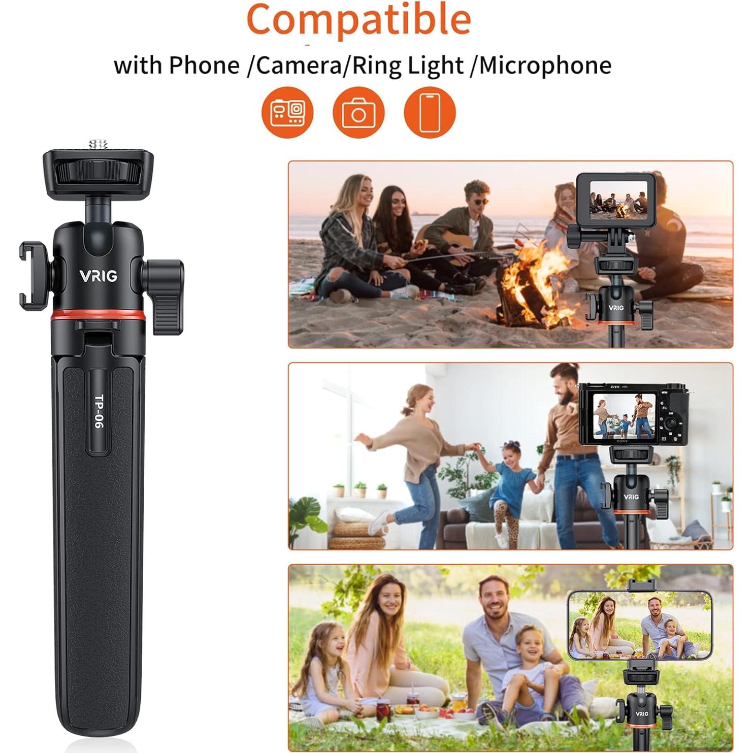 Soporte de Trípode para Selfie Camnoon 55cm Aluminio 1.5kg