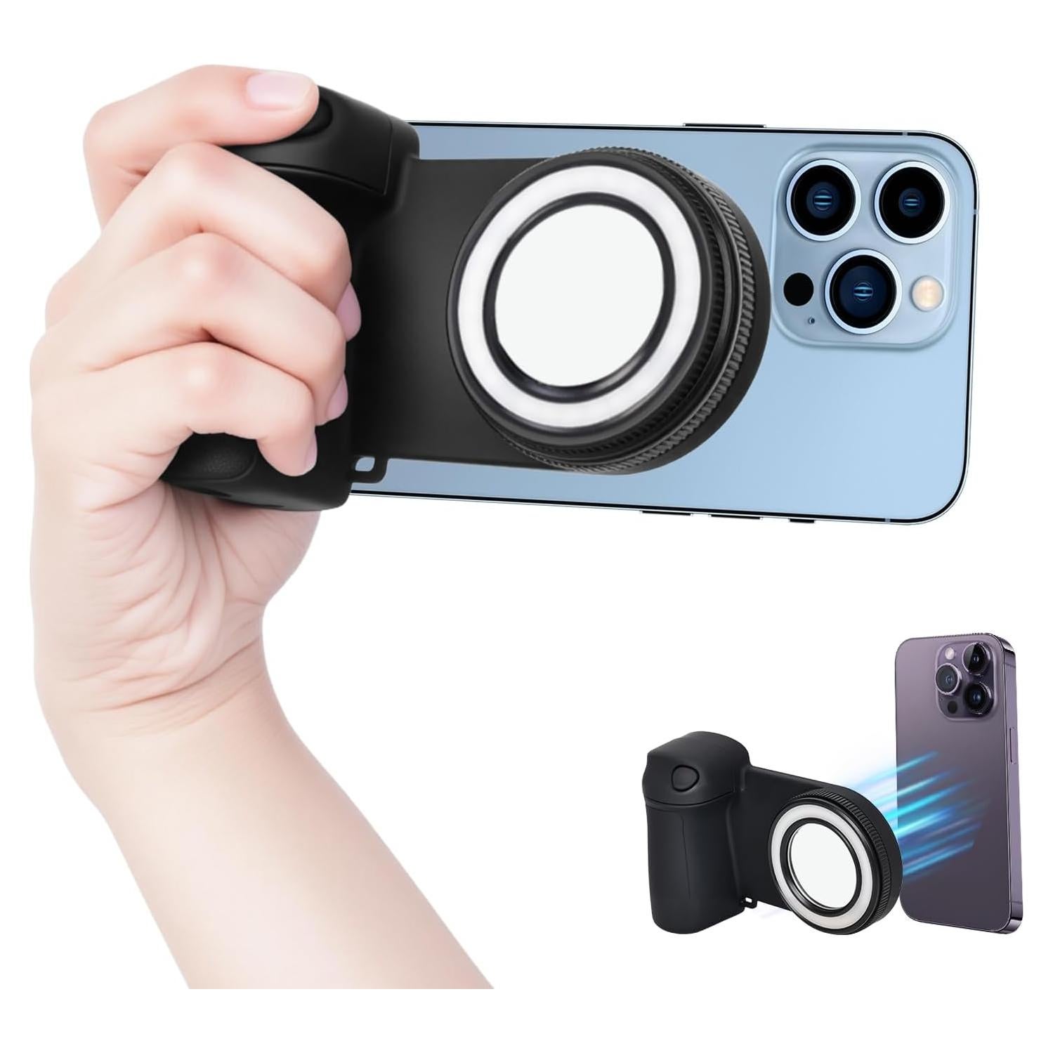 Soporte trípode para teléfono Redcomets ZP-B con luz y obturador