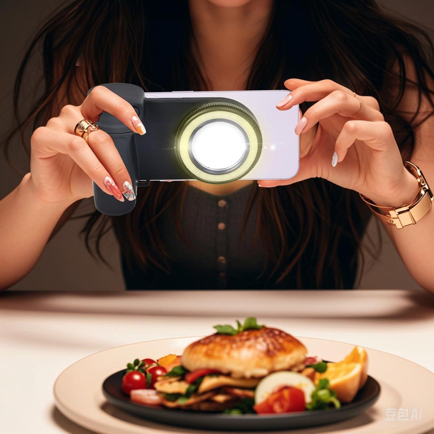 Soporte trípode para teléfono Redcomets ZP-B con luz y obturador