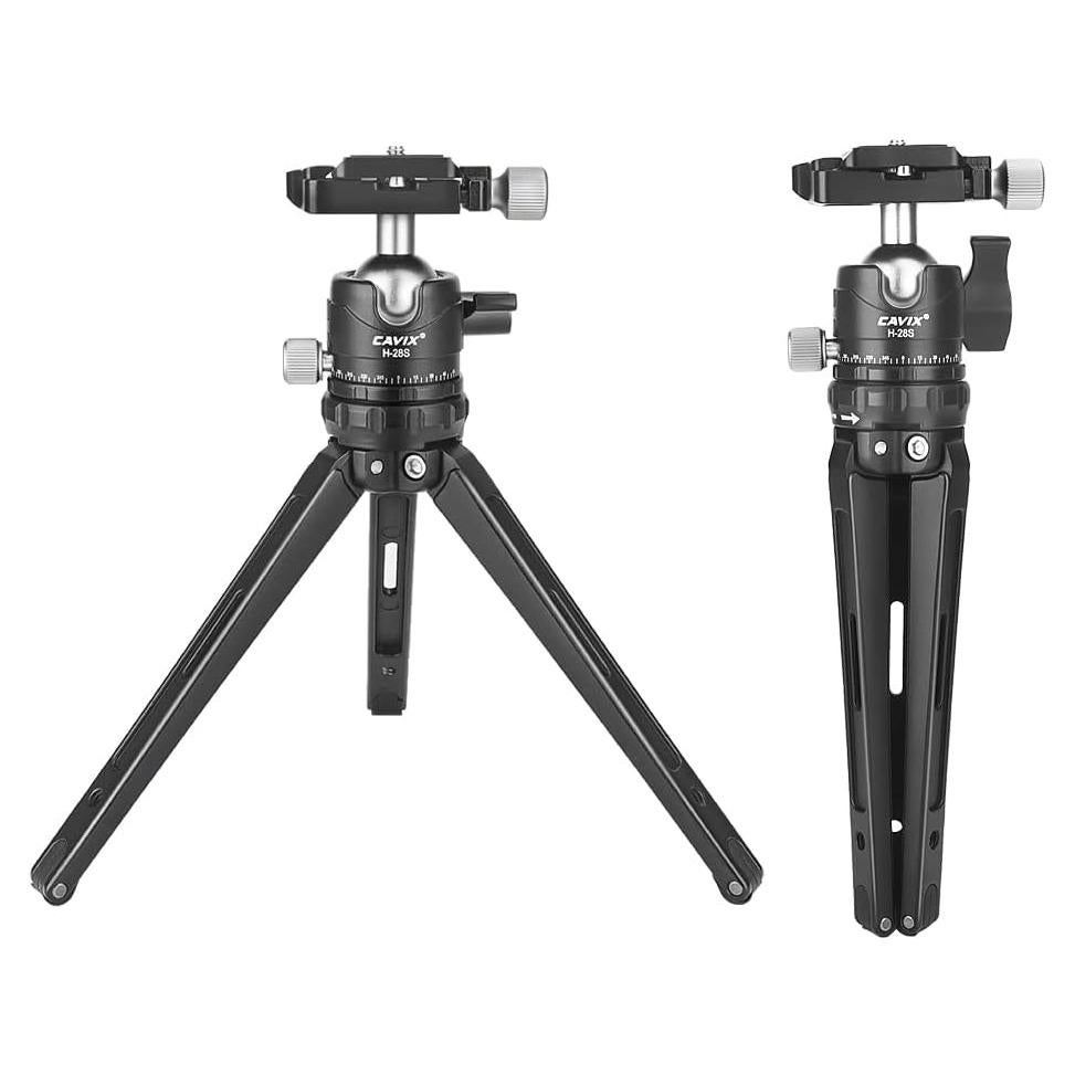Mini Trípode CAVIX LS-02 para Cámara DSLR con Cabezal 360°
