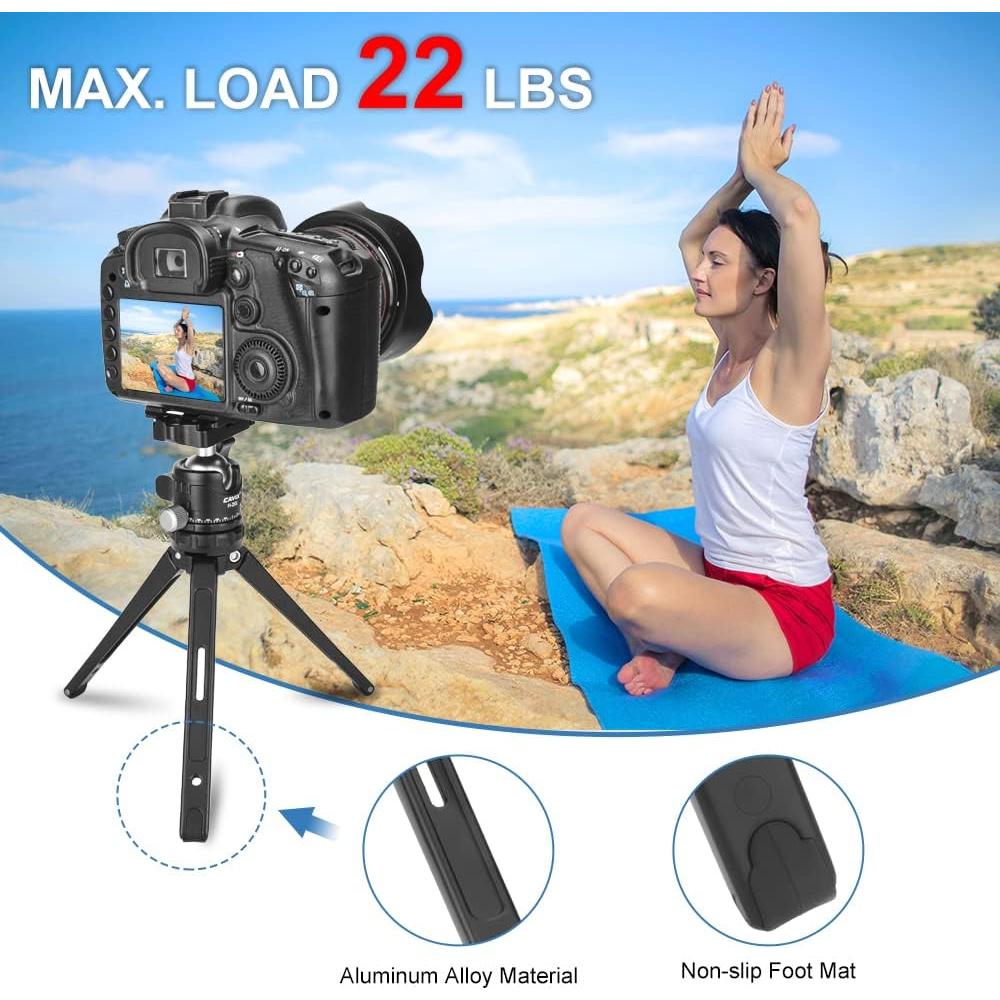 Mini Trípode CAVIX LS-02 para Cámara DSLR con Cabezal 360°