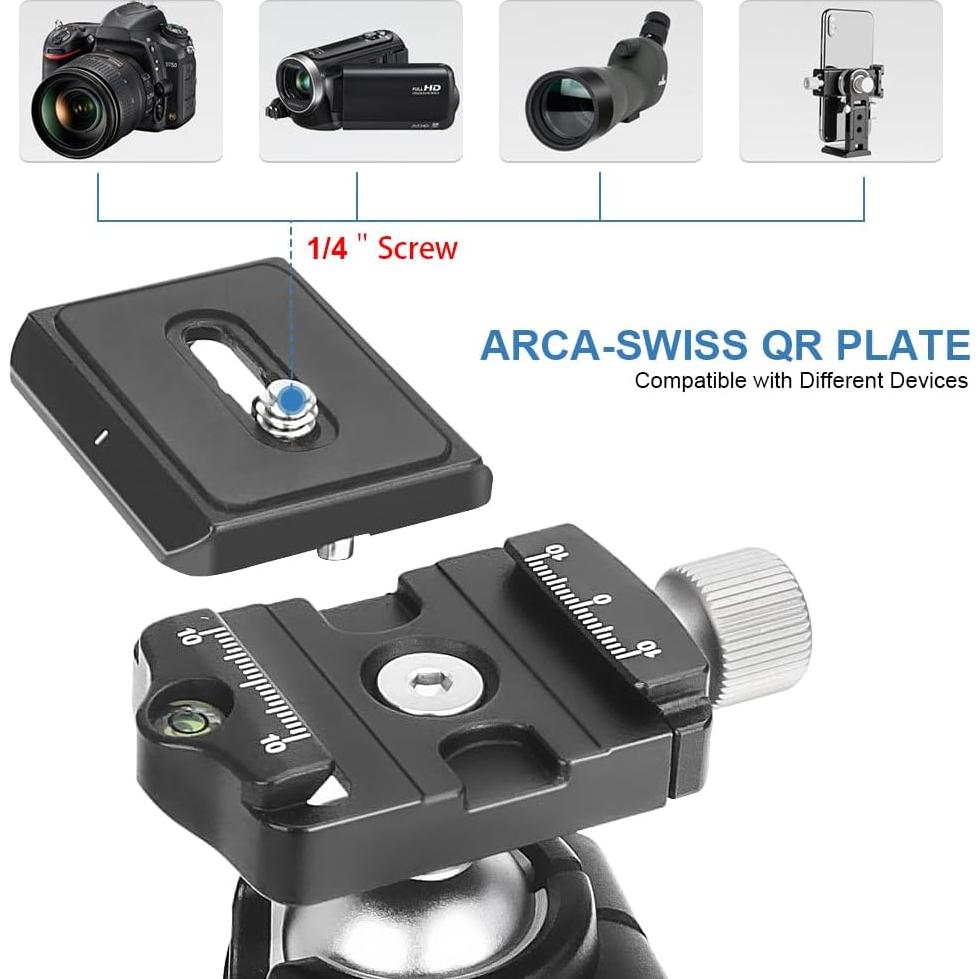 Mini Trípode CAVIX LS-02 para Cámara DSLR con Cabezal 360°