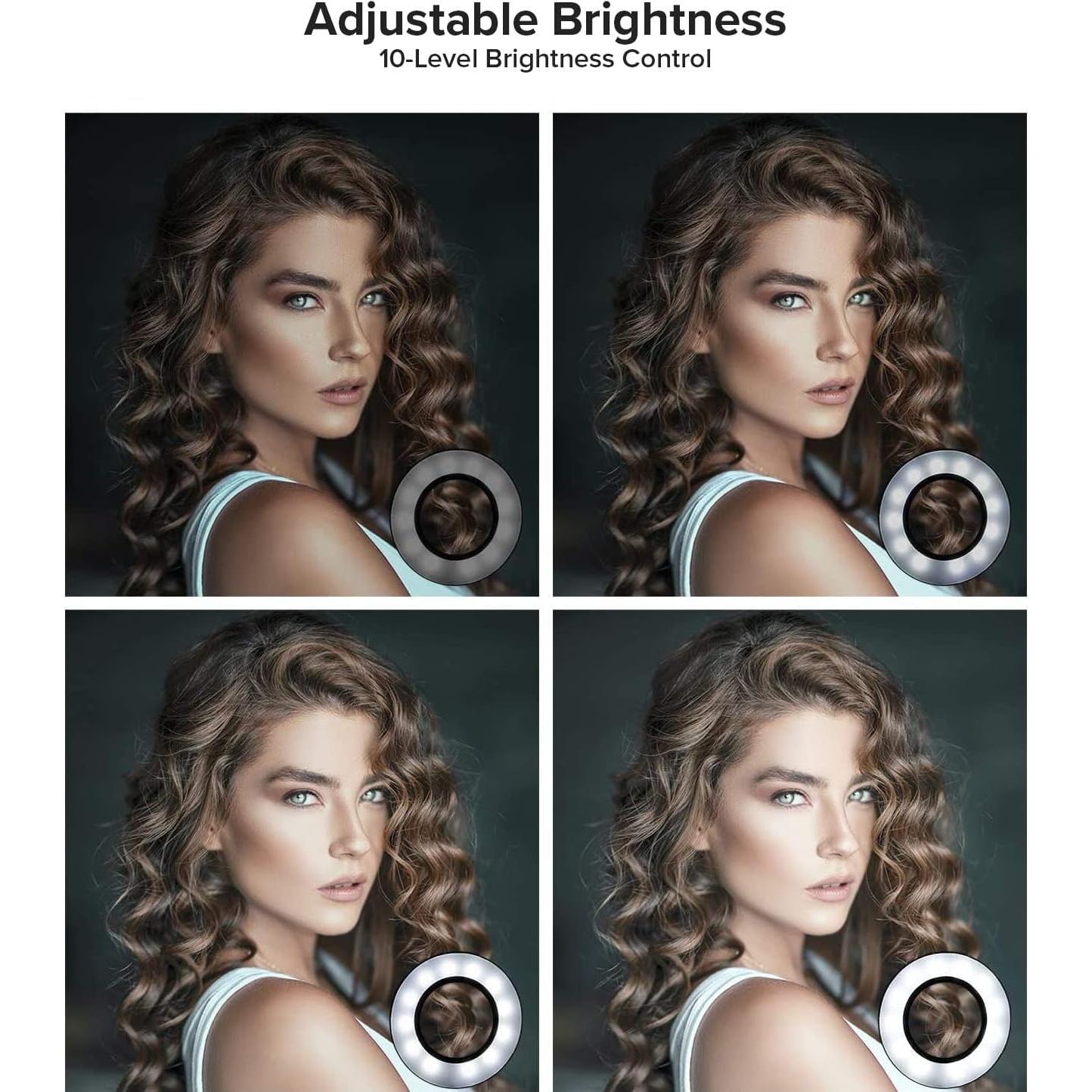 Luz de Anillo LED Selfie LS ProLighting 2 Paquete con Soporte