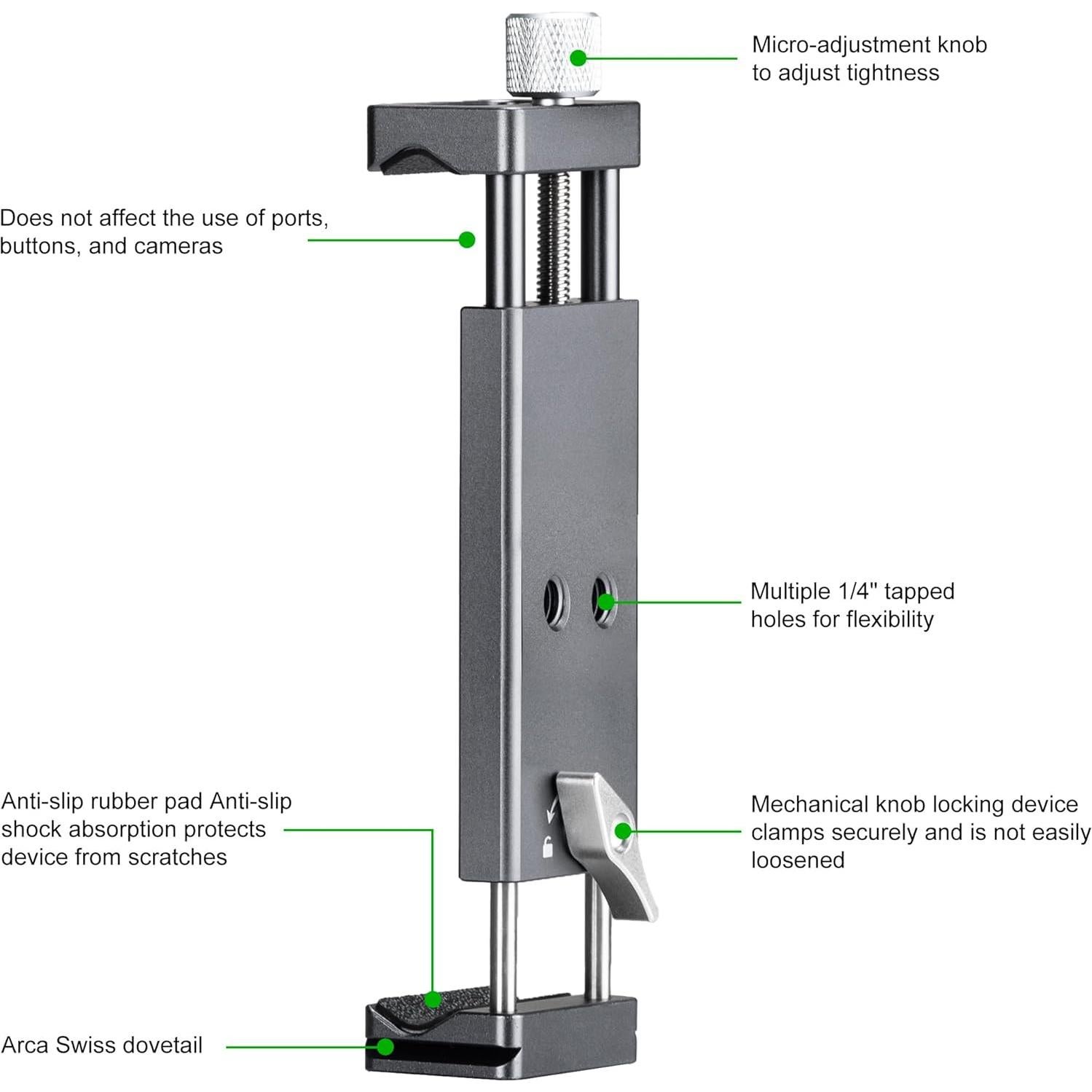 Soporte para iPad FANAUE con Montaje en Trípode 360°
