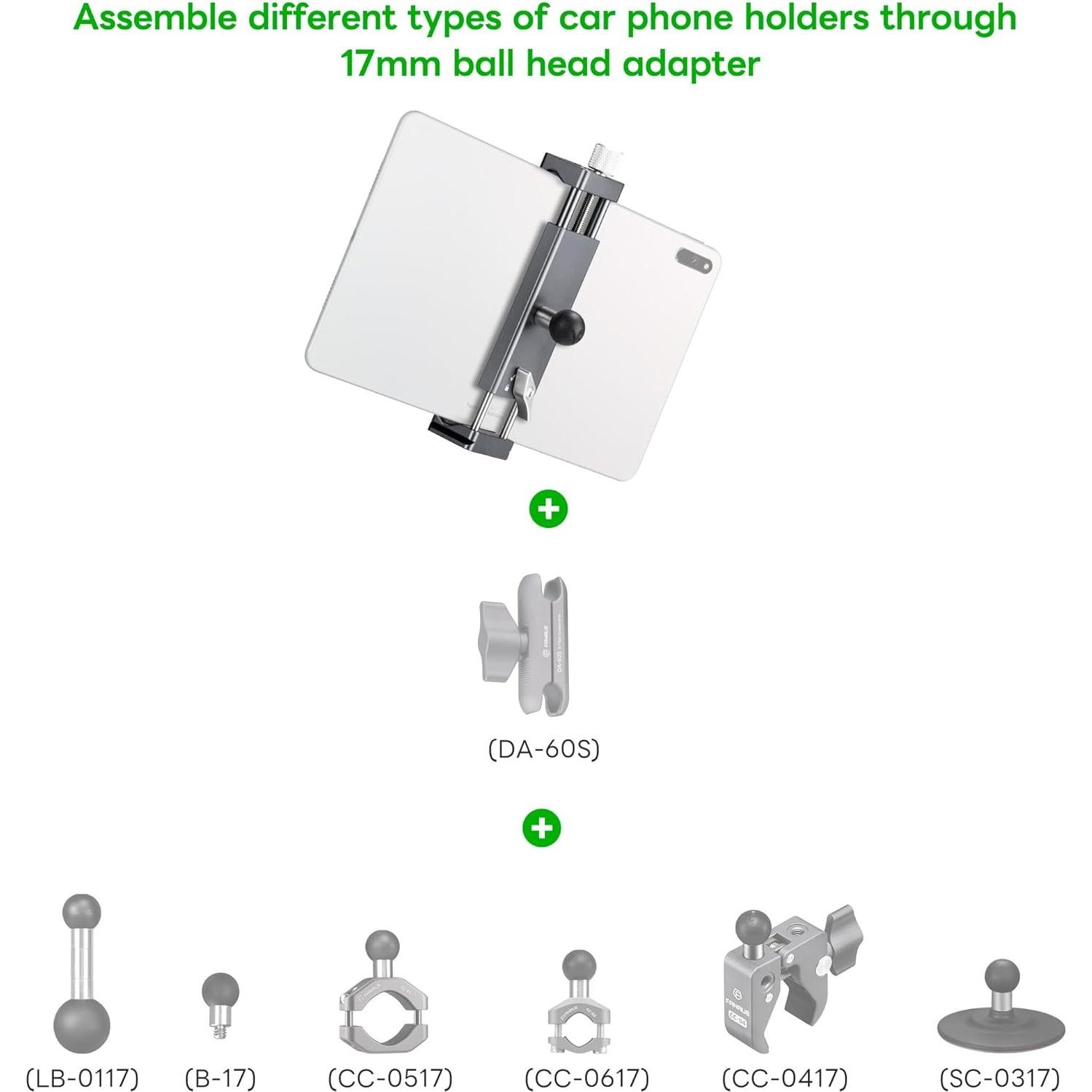 Soporte para iPad FANAUE con Montaje en Trípode 360°