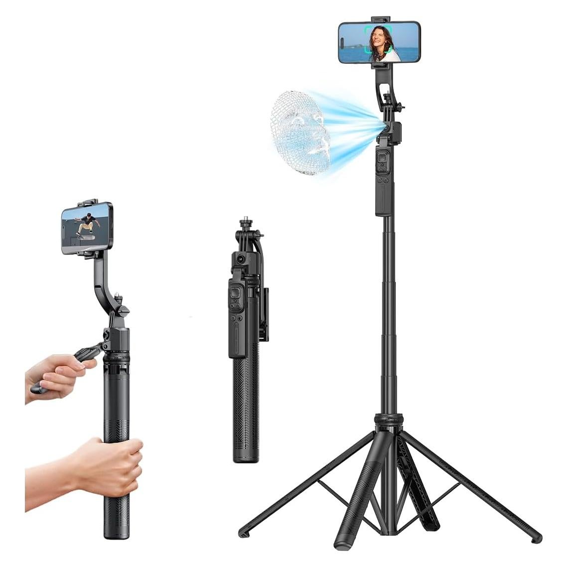 Trípode Automático 360° SESDOS para Grabación y Streaming