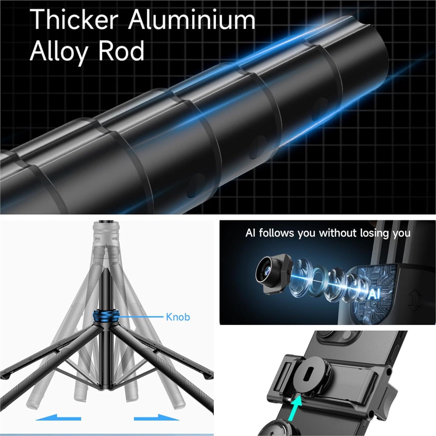 Trípode Automático 360° SESDOS para Grabación y Streaming