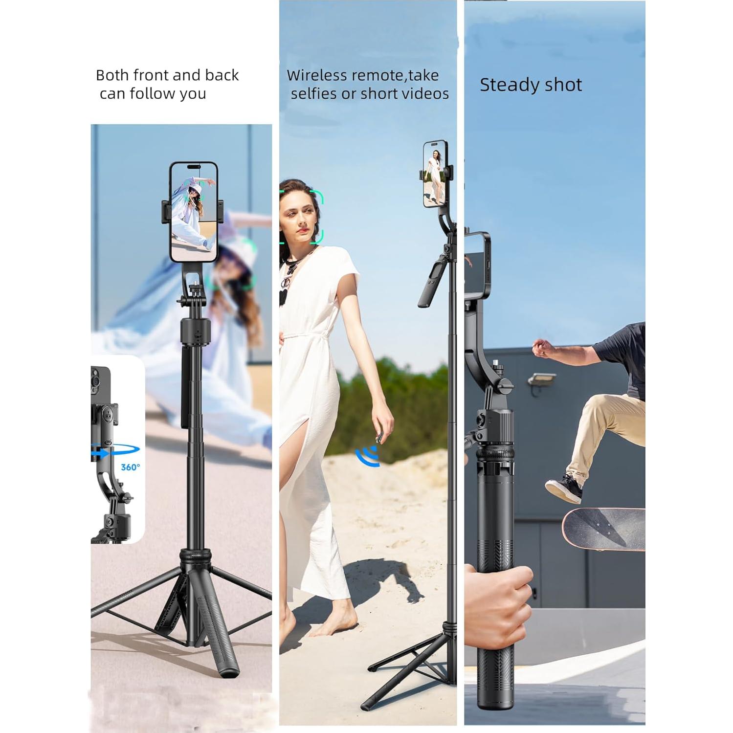 Trípode Automático 360° SESDOS para Grabación y Streaming