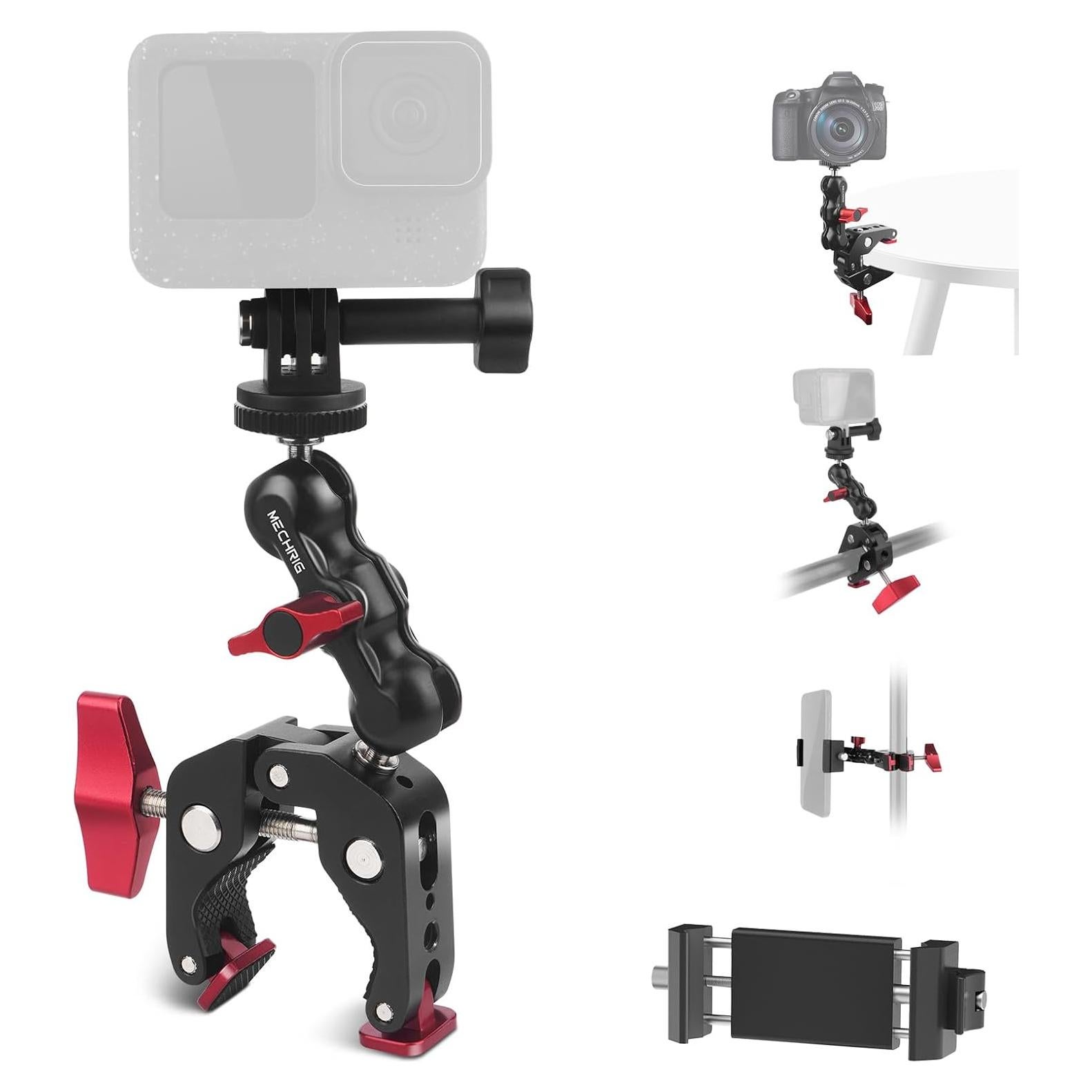 Abrazadera Super Clamp Mechrig con Brazo Mágico 360°