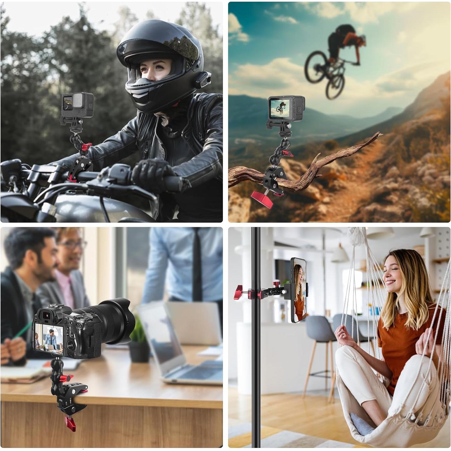 Abrazadera Super Clamp Mechrig con Brazo Mágico 360°