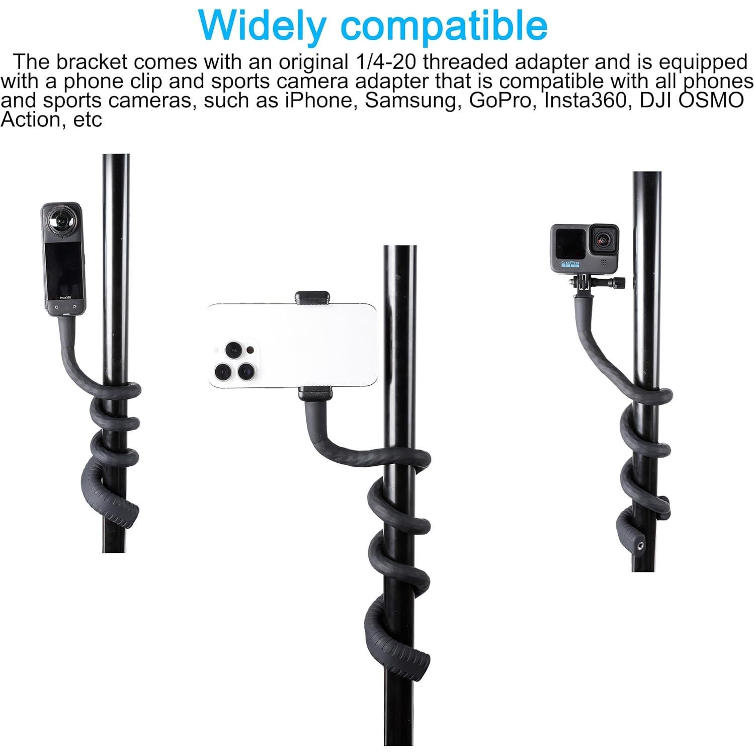 Soporte de Brazo Flexible Pellking para Cámaras y Smartphones