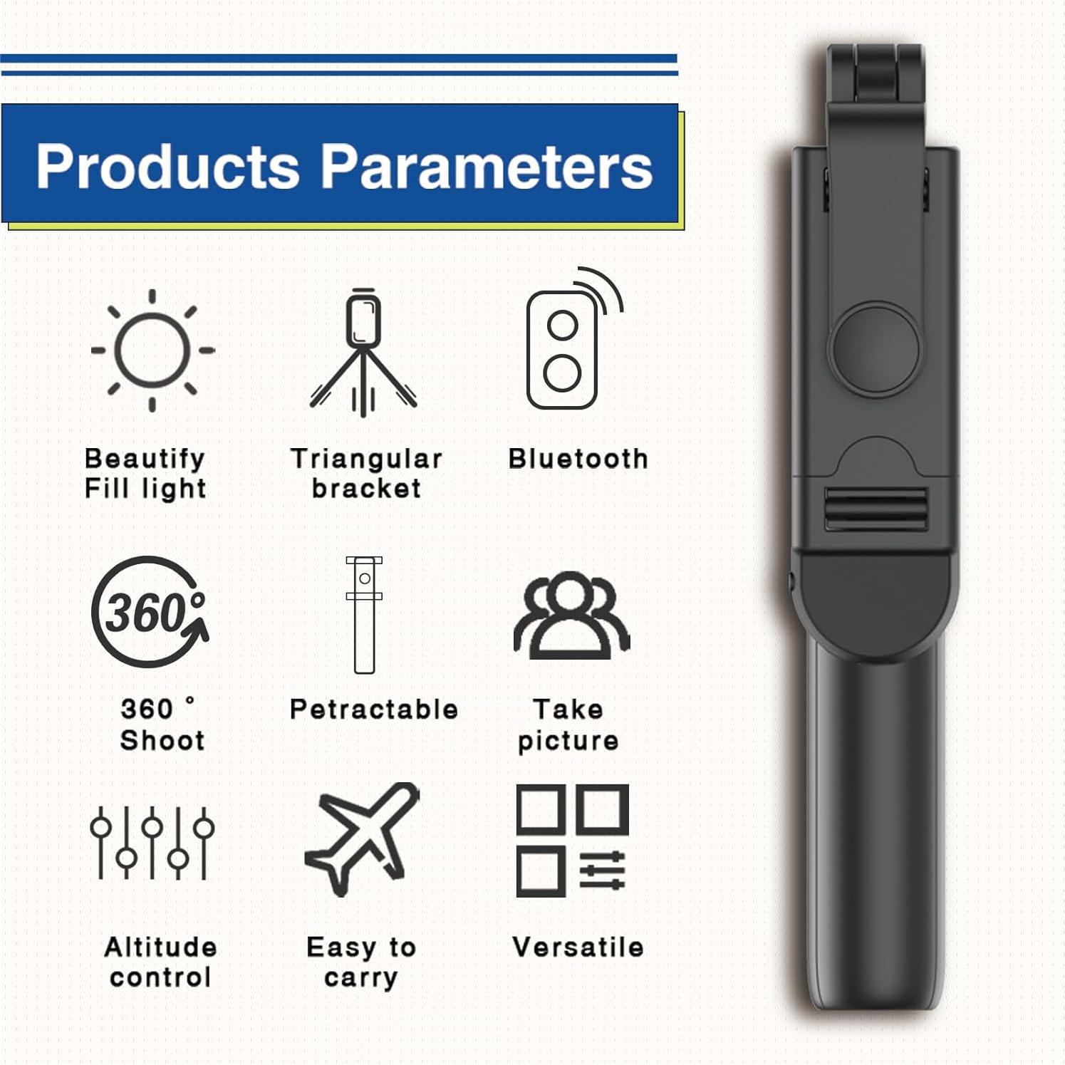 Trípode Extensible para Teléfono Shenzhen S05-S con Control Remoto