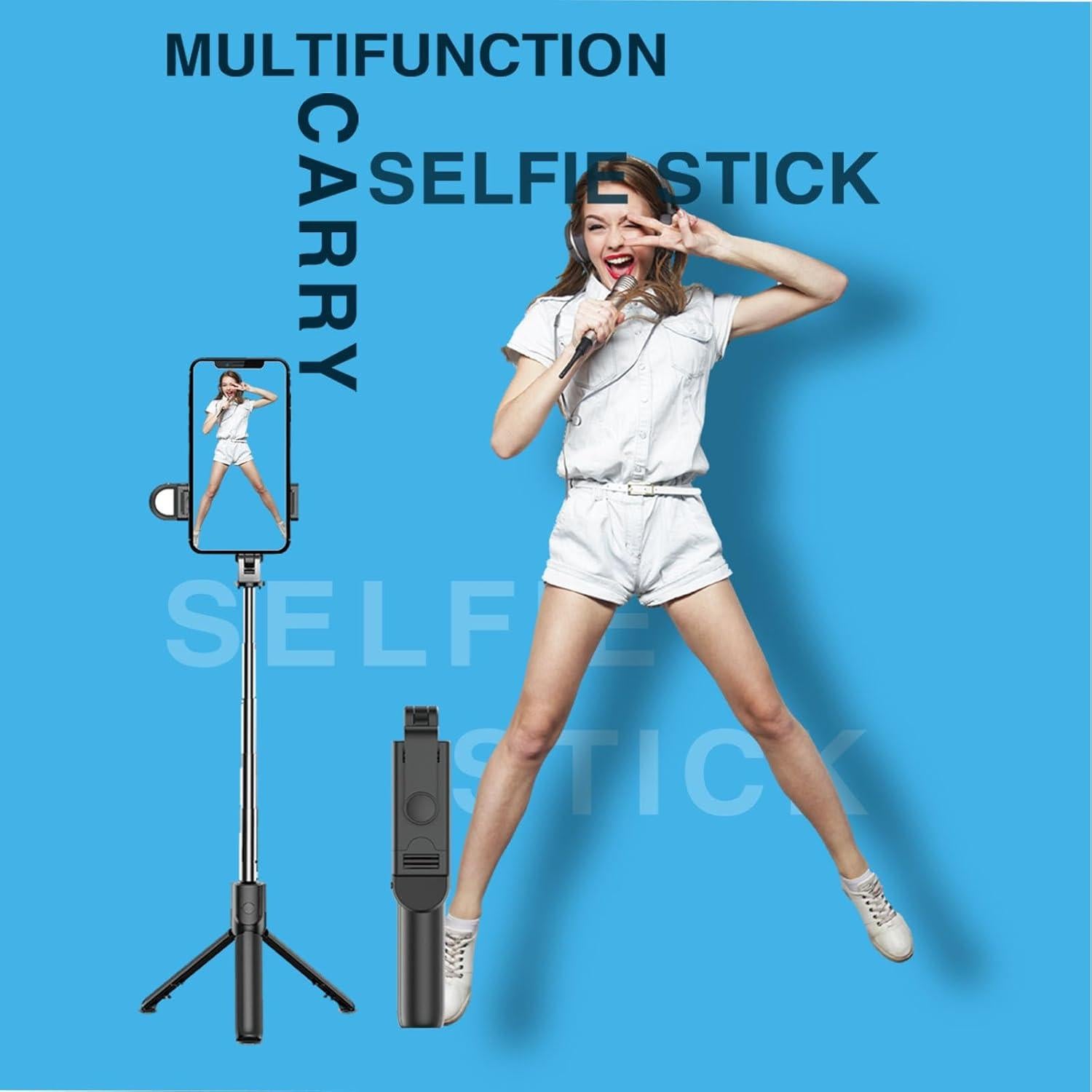 Trípode Extensible para Teléfono Shenzhen S05-S con Control Remoto