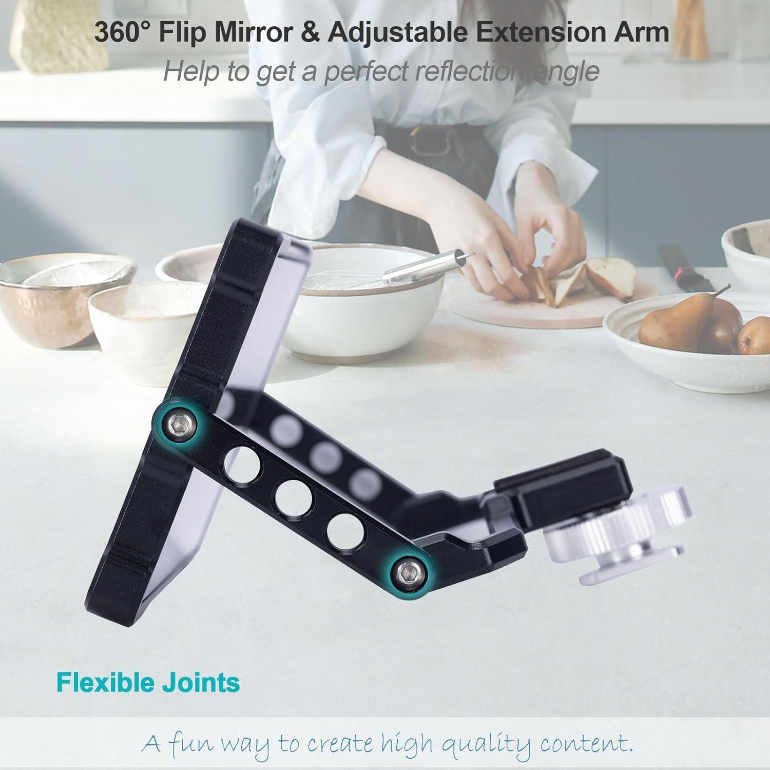 Espejo Selfie Niceyrig Vlog Plus para iPhone 6.1'' y 6.7''