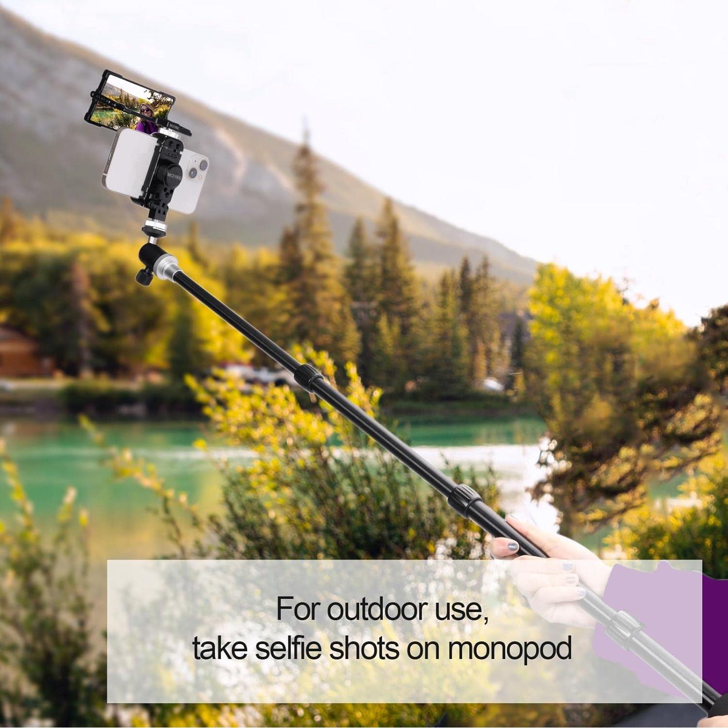 Espejo Selfie Niceyrig Vlog Plus para iPhone 6.1'' y 6.7''